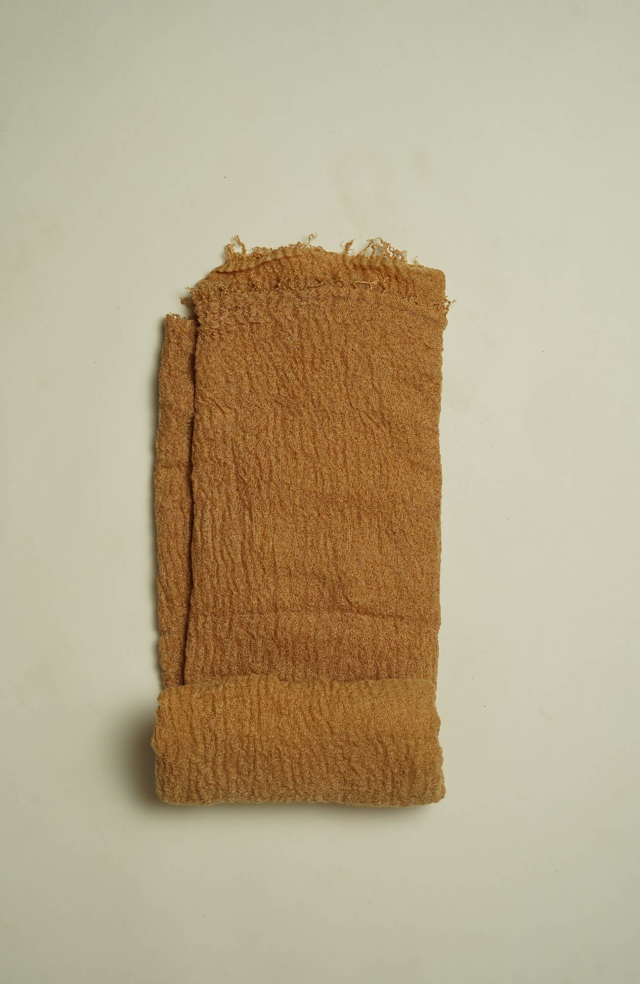 Crimped Viscose - Brown Beige