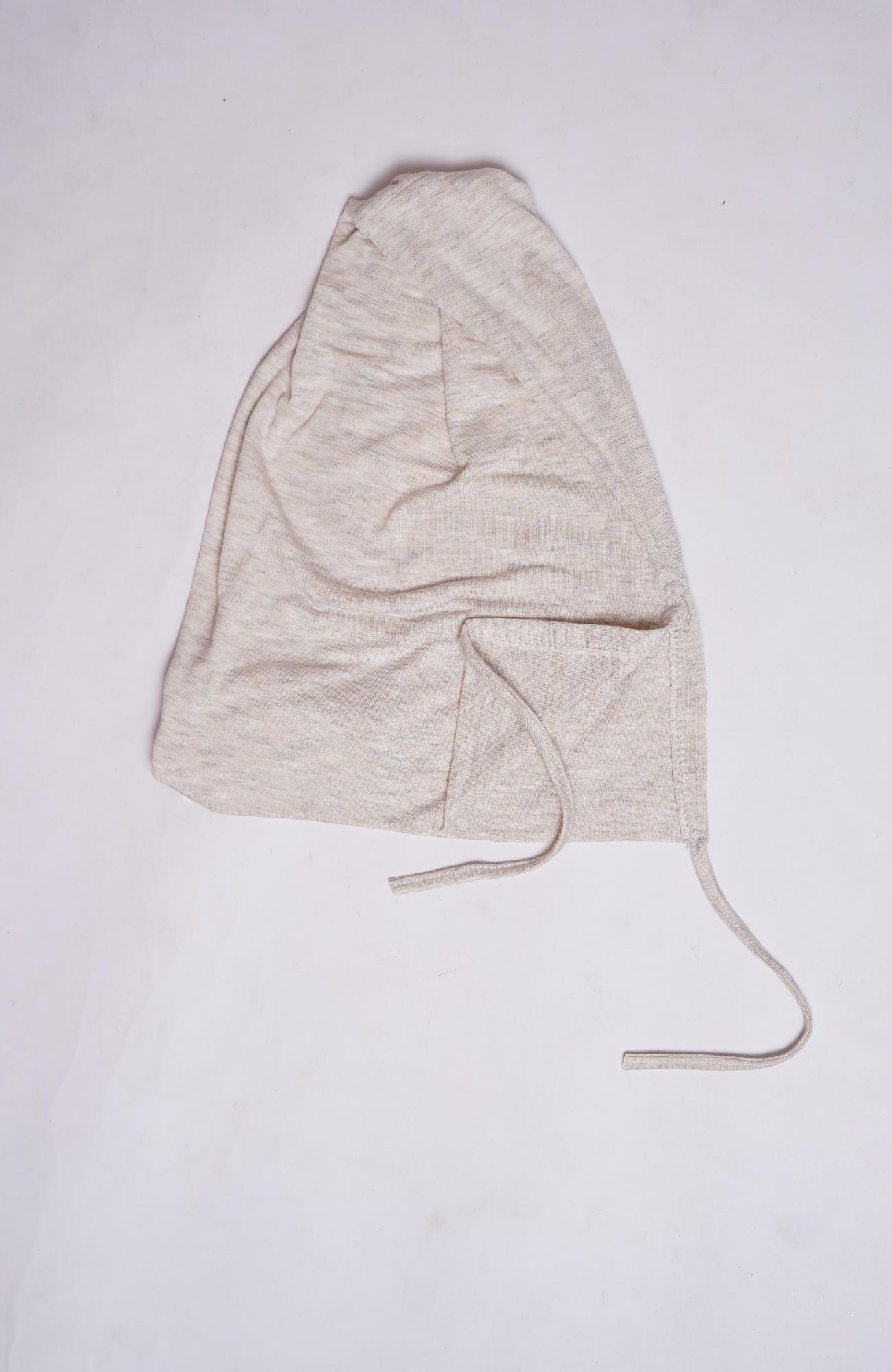 Back Tie Bonnet Cap - Bone