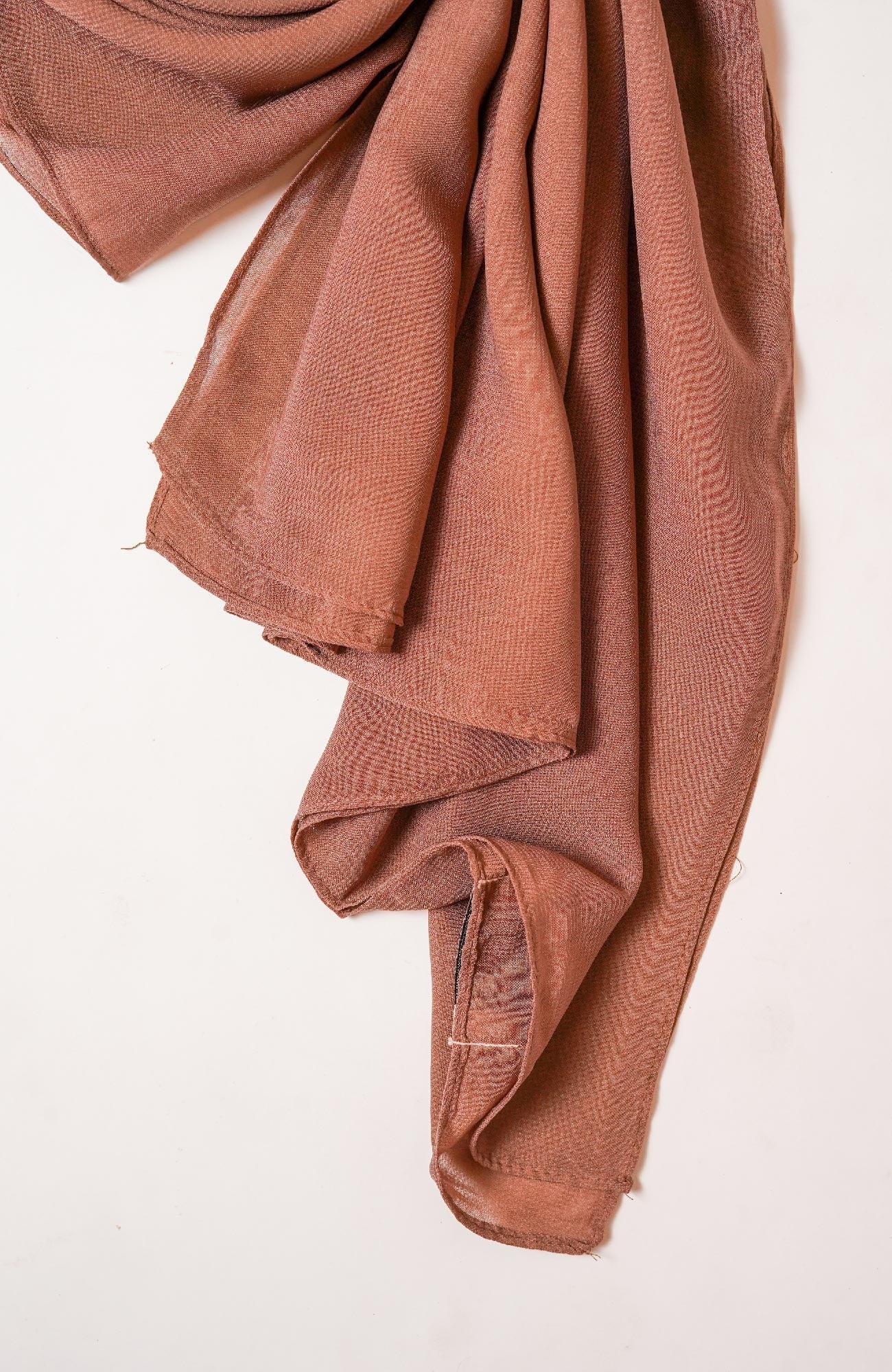 Voile Cotton Hijab -Pecan Brown