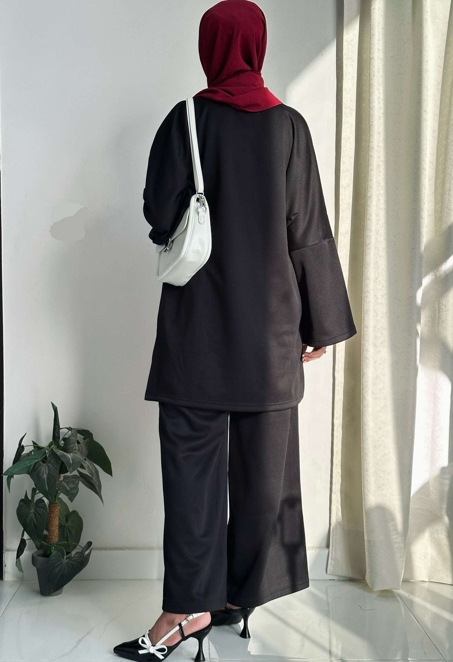 BASIQUE CO-ORD SET - BLACK