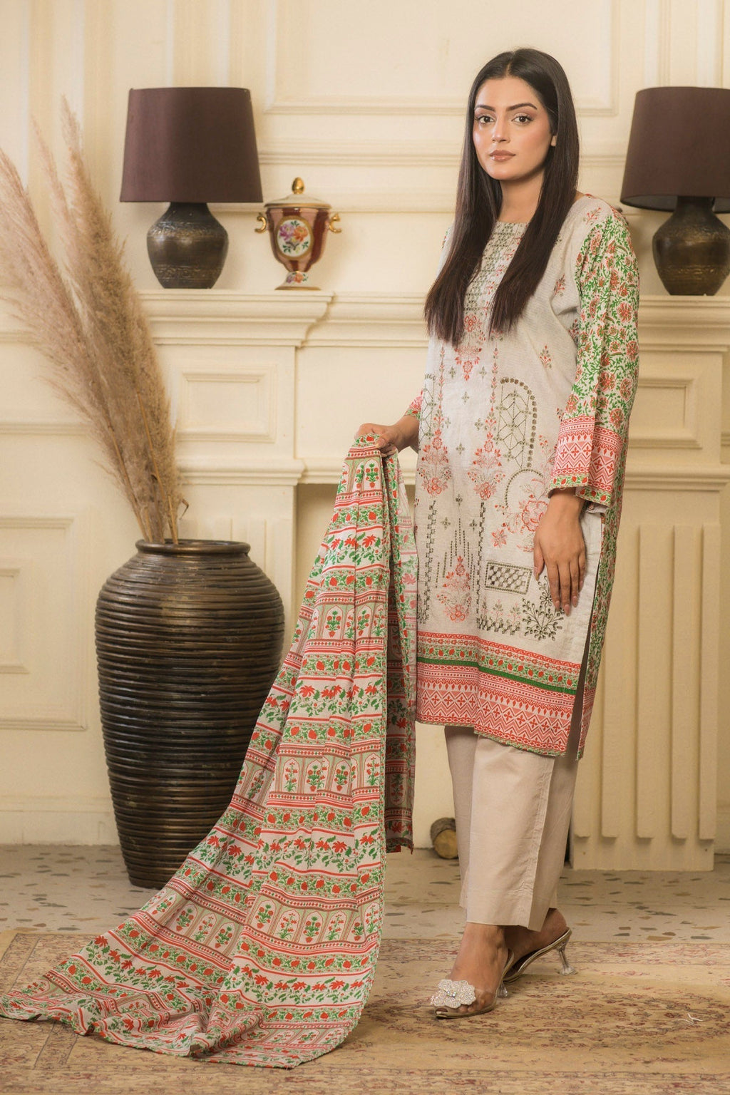 Embroided Printed Lawn Nova
