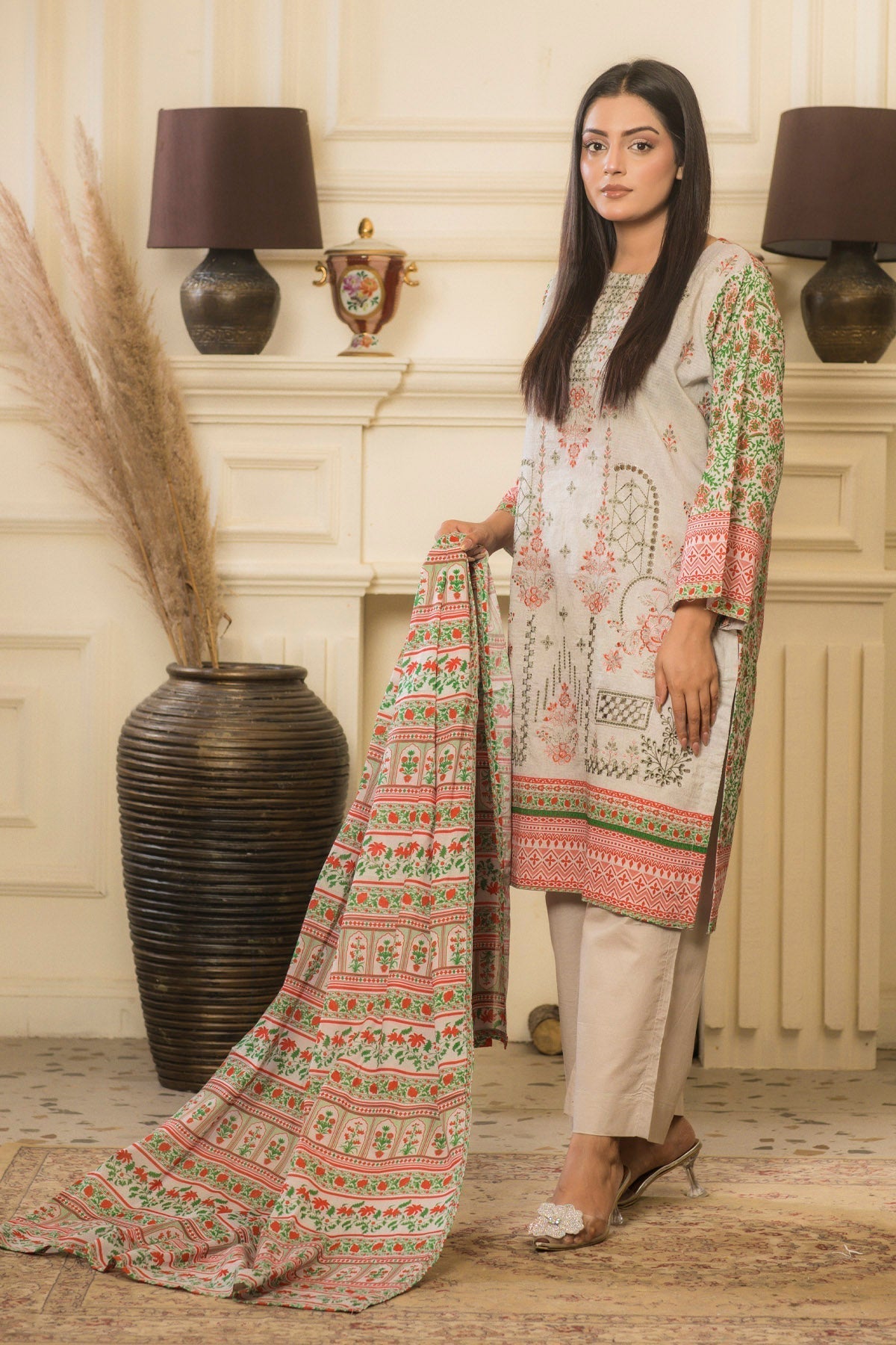 Embroided Printed Lawn Nova