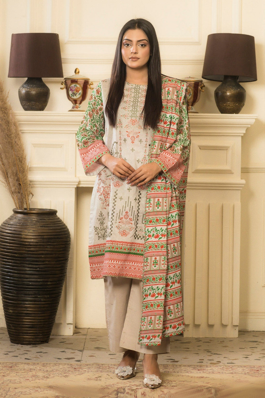 Embroided Printed Lawn Nova