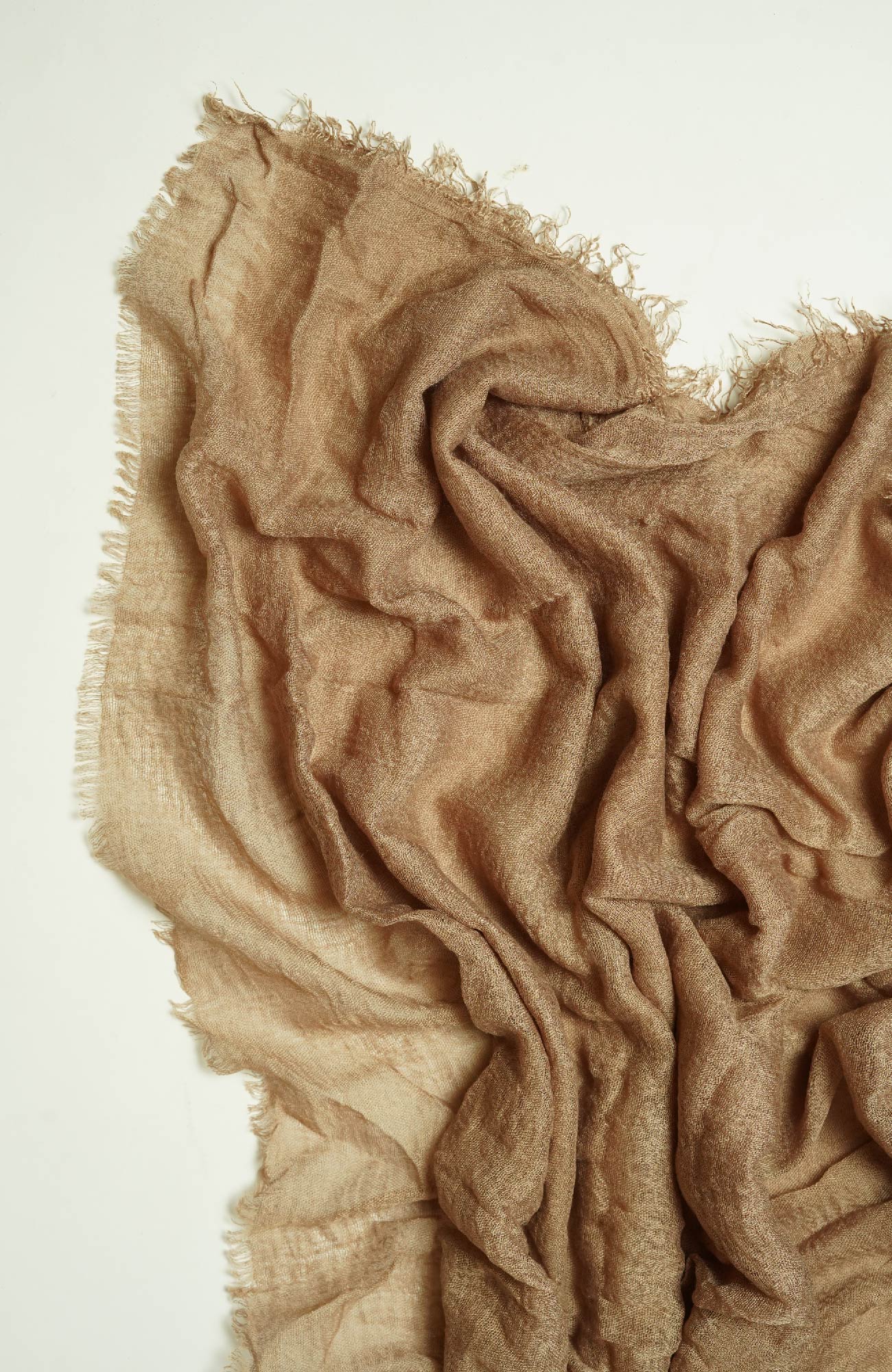 Crimped Viscose - Ecru