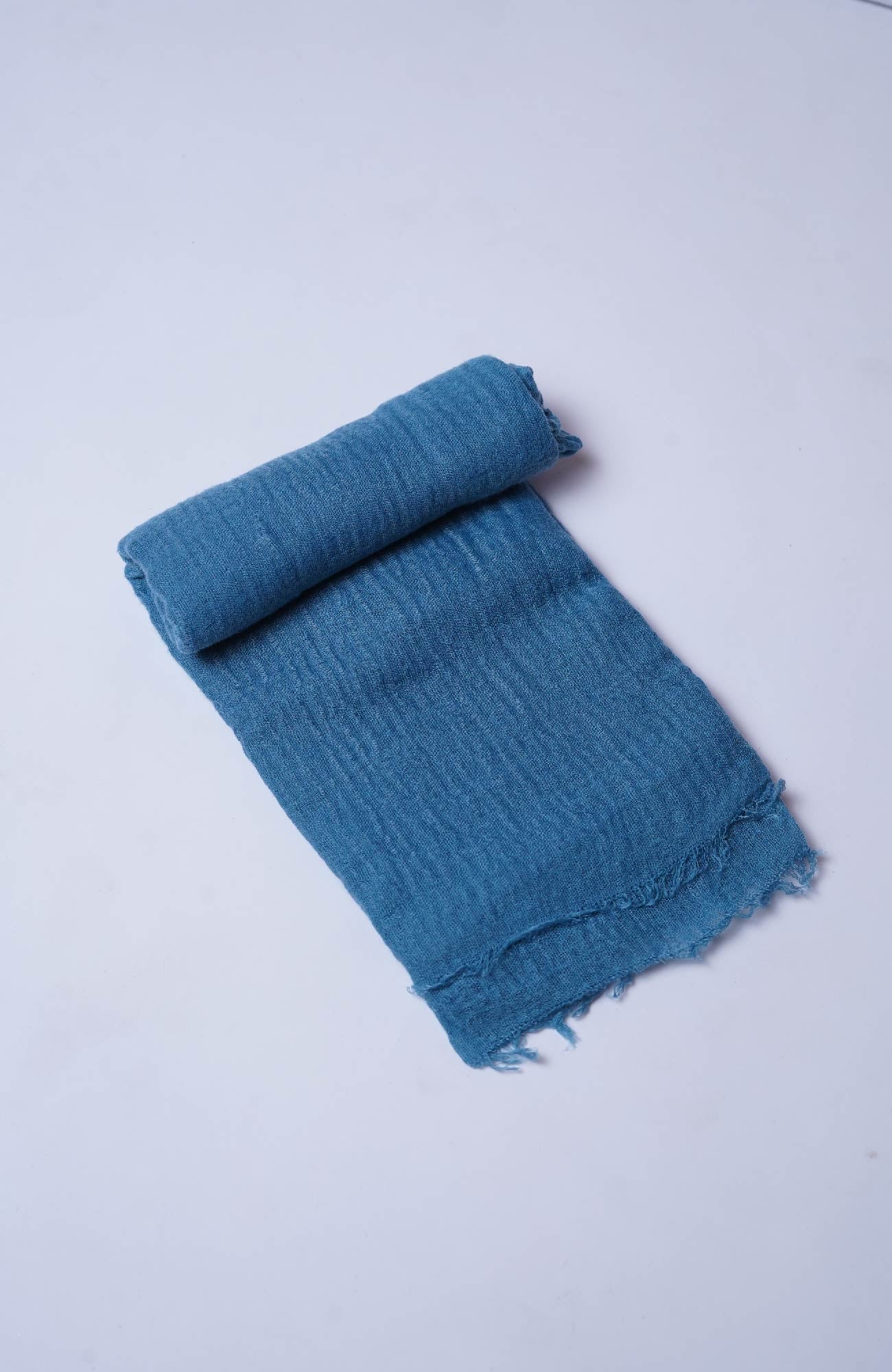 Crimped Viscose - Maya Blue