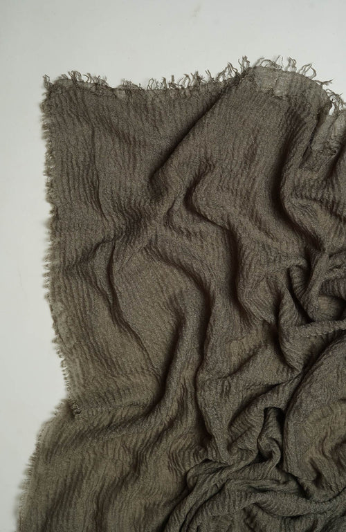 Crimped Viscose - Ash
