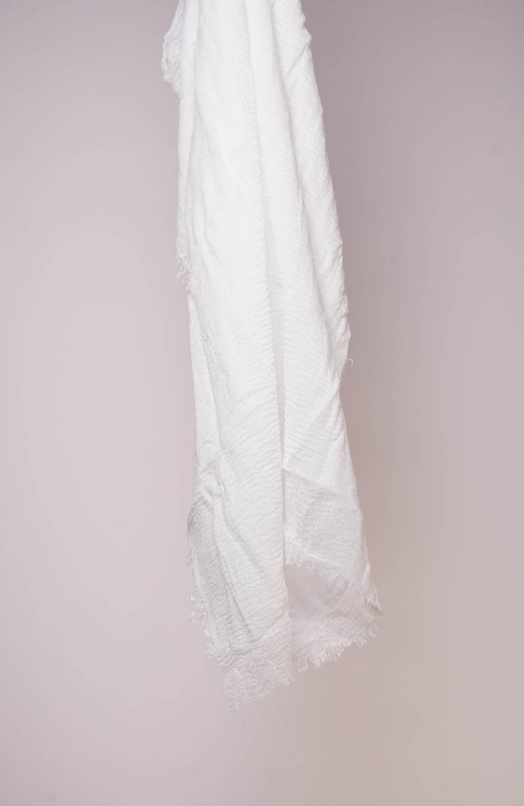 Crimped Viscose - White