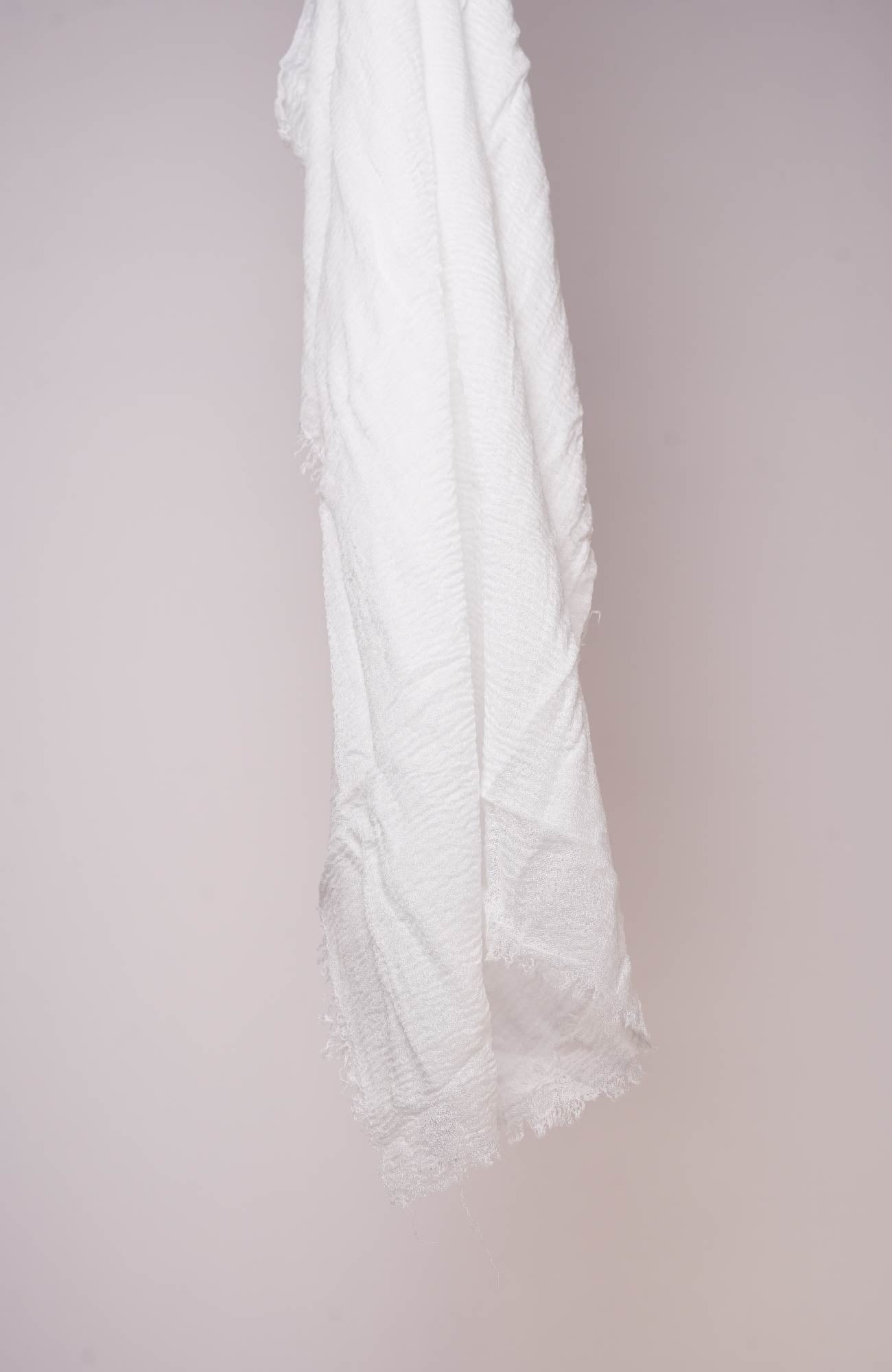 Crimped Viscose - White