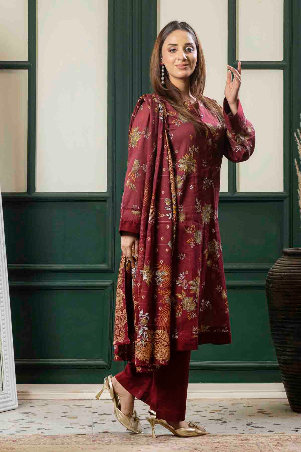 3 PC Printed Lawn Classic