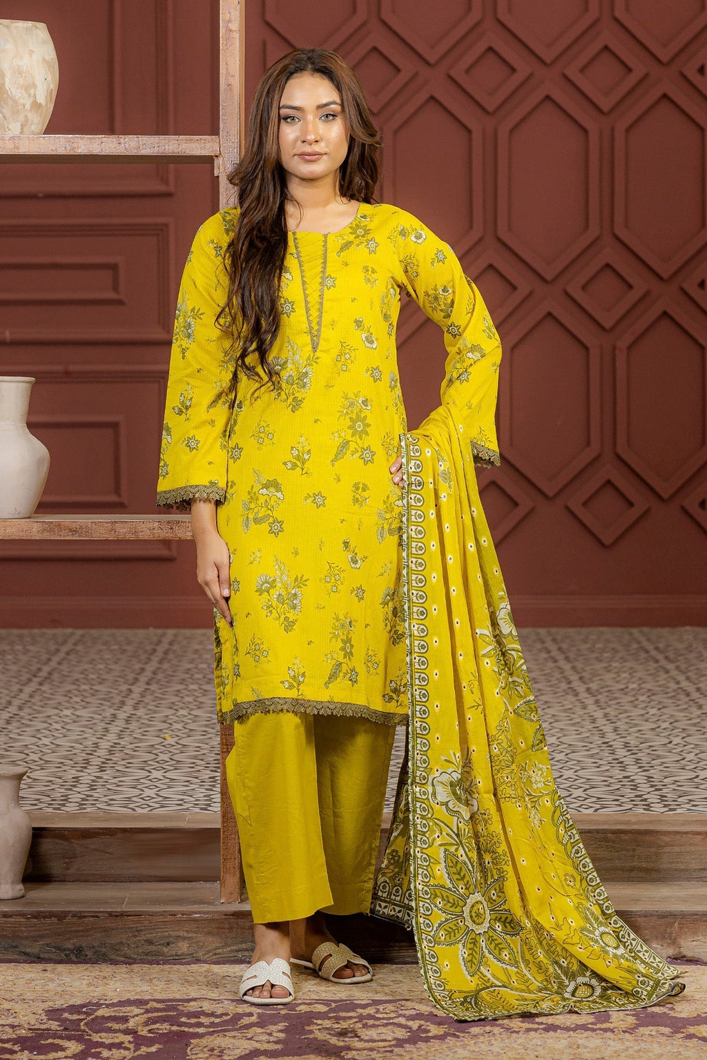 3 PC Printed Lawn Classic