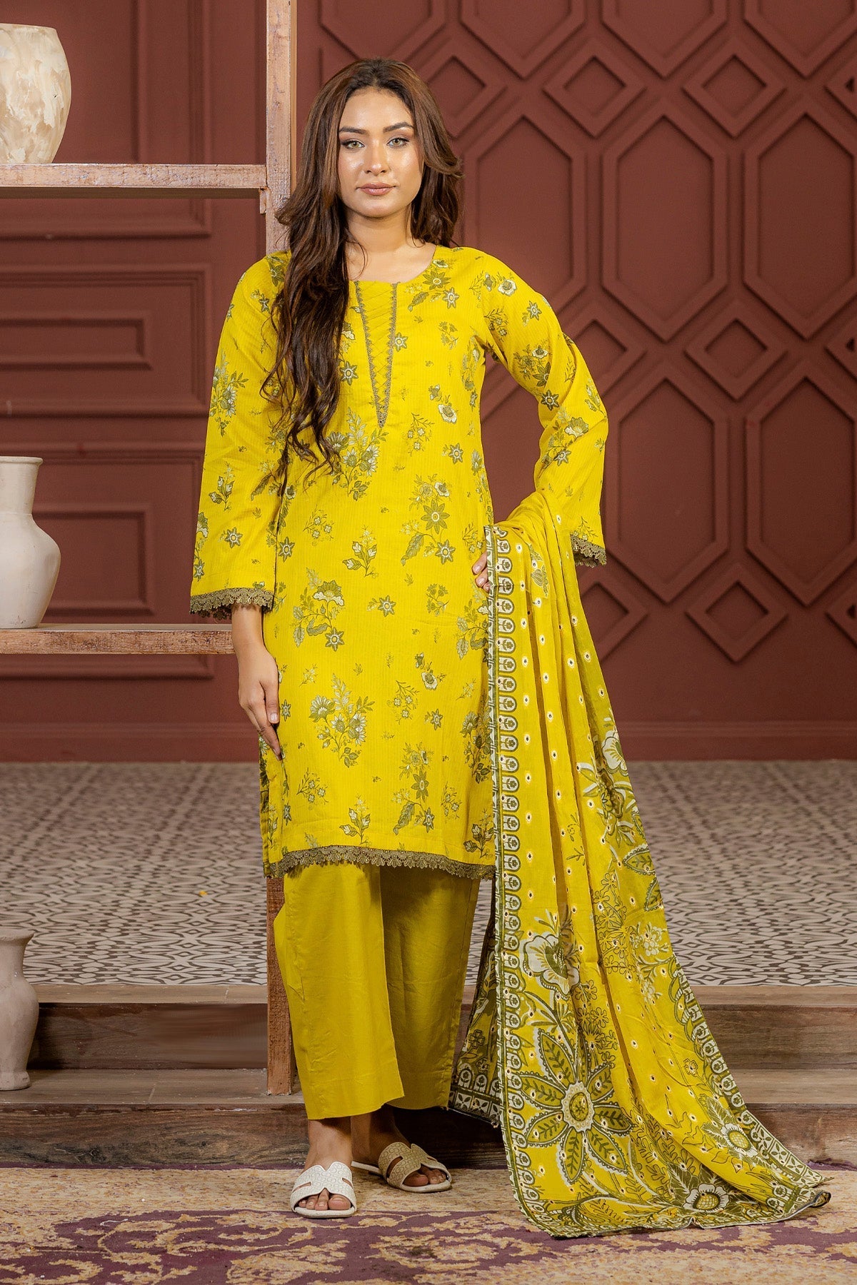 3 PC Printed Lawn Classic