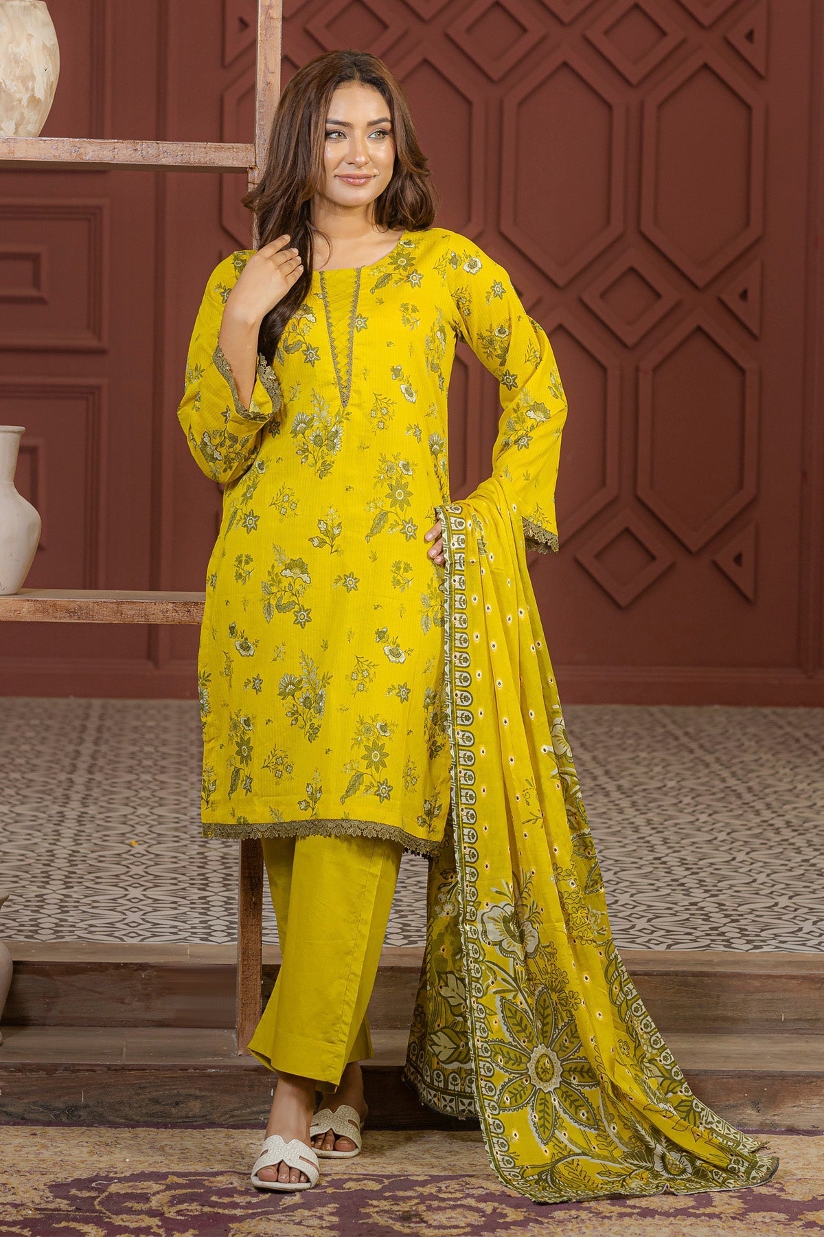 3 PC Printed Lawn Classic
