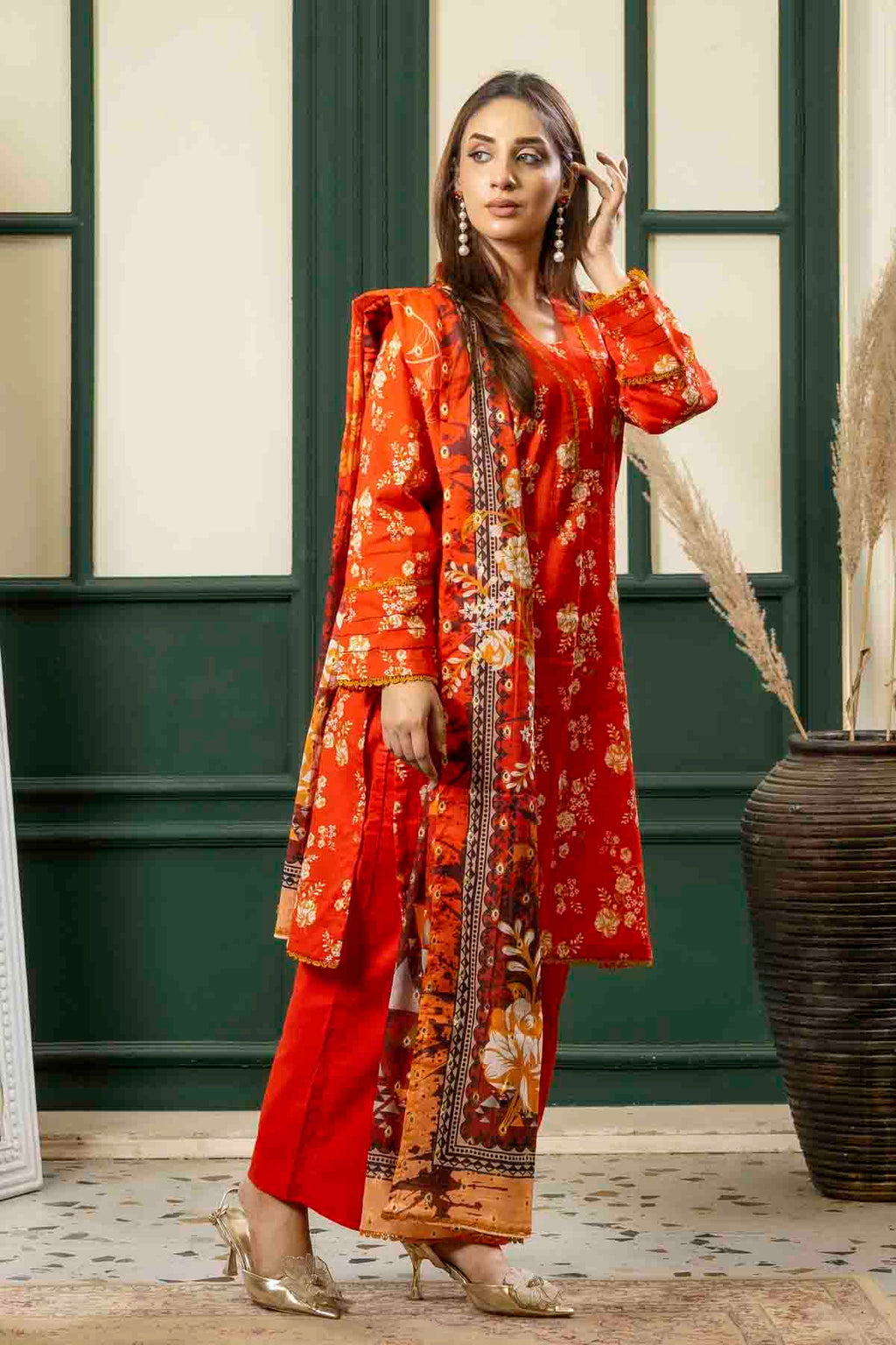 3 PC Printed Lawn Classic