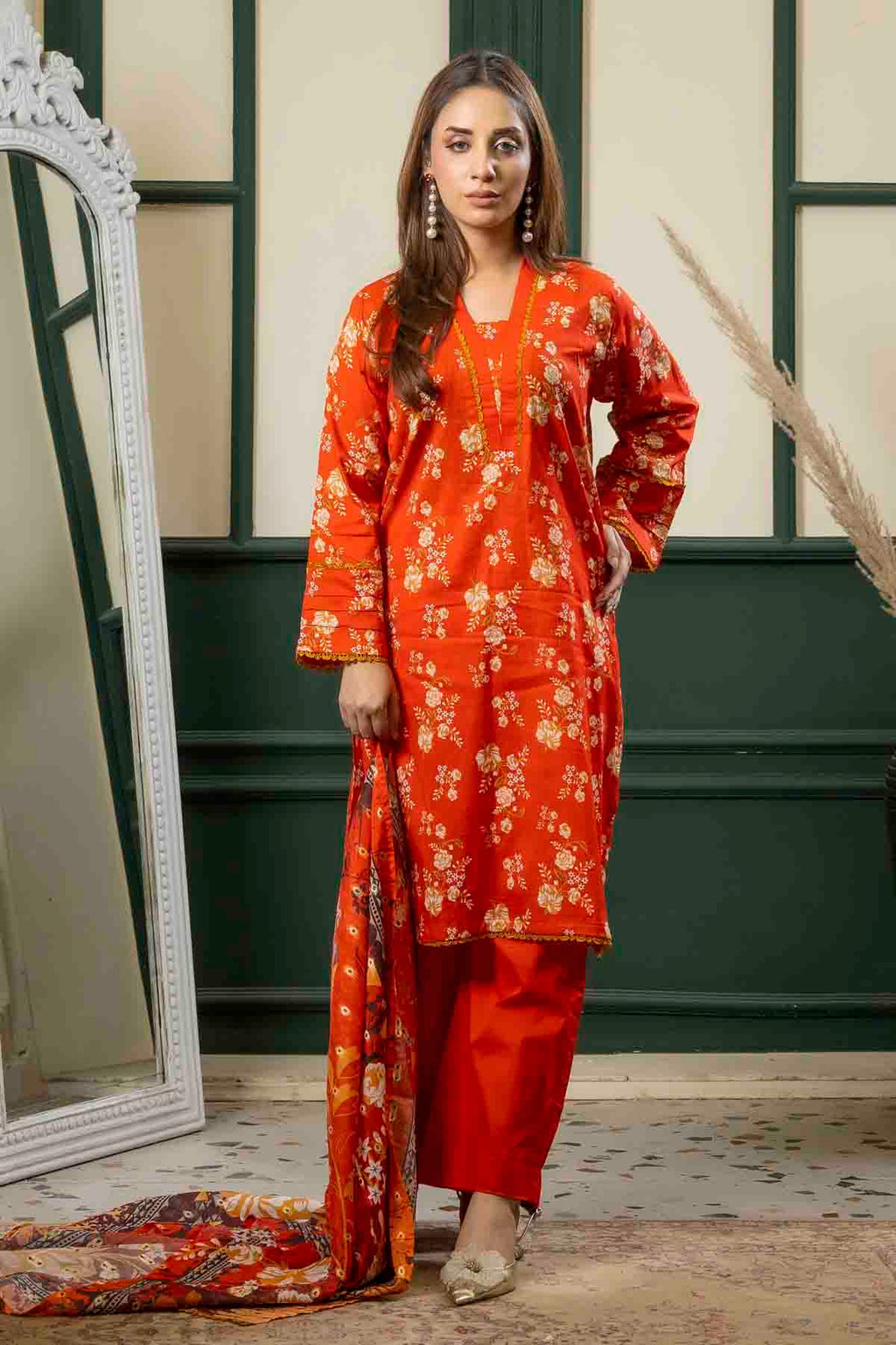 3 PC Printed Lawn Classic