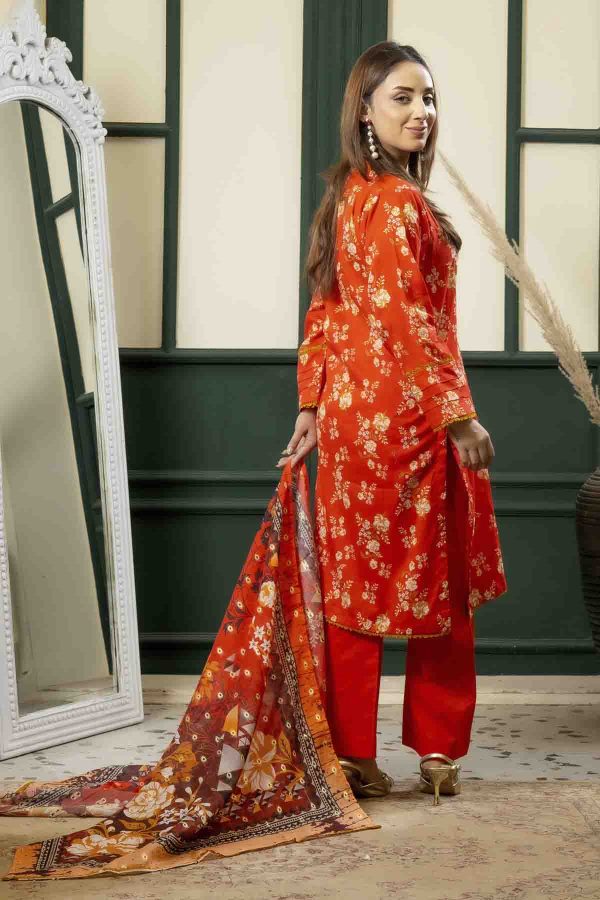 3 PC Printed Lawn Classic