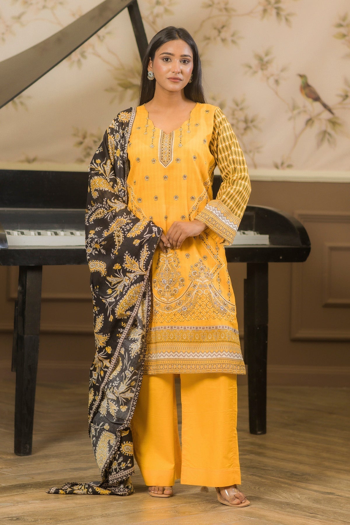 3 PC Printed Lawn Classic