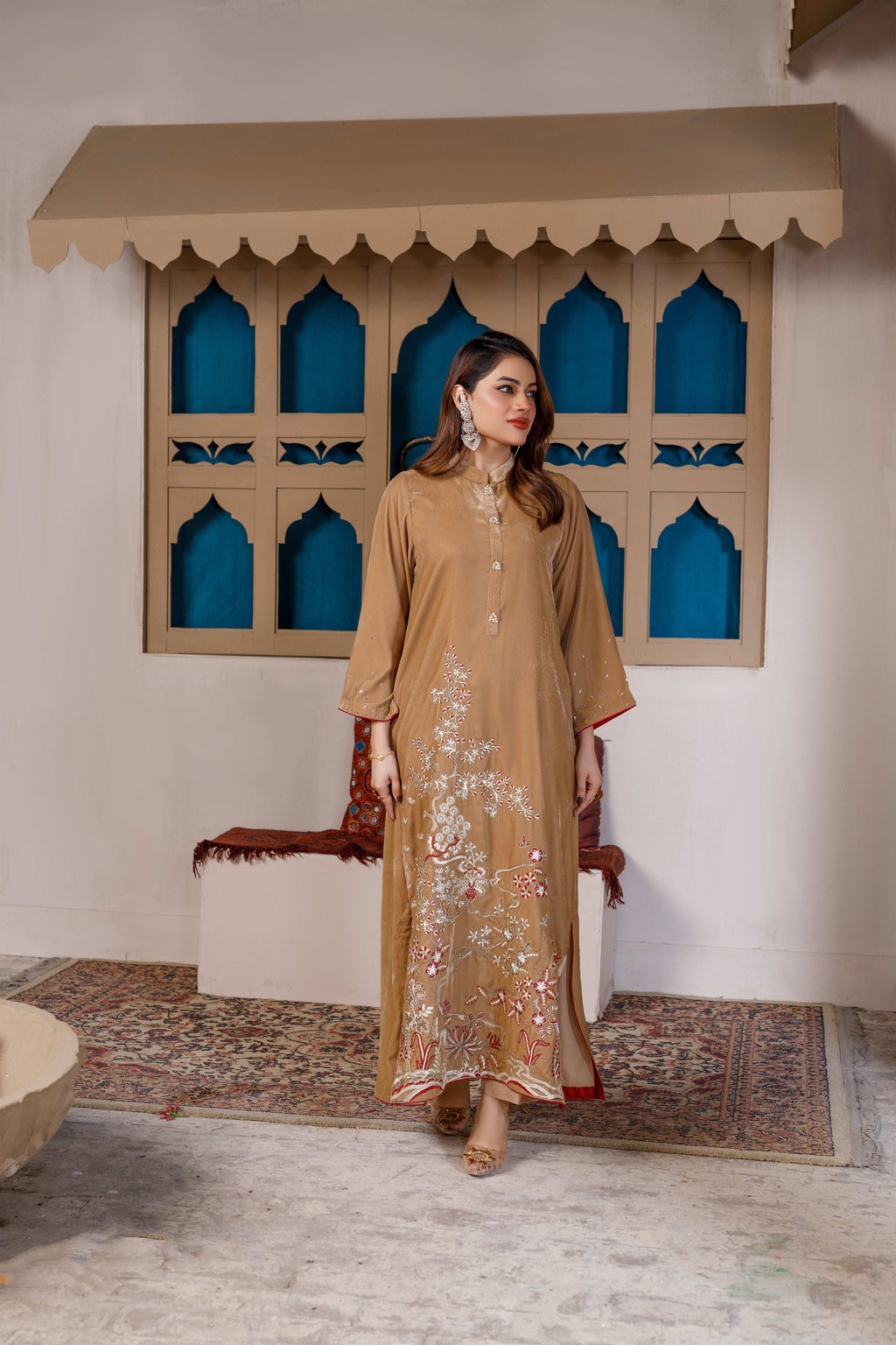 SKIN BEIGE KAFTAN