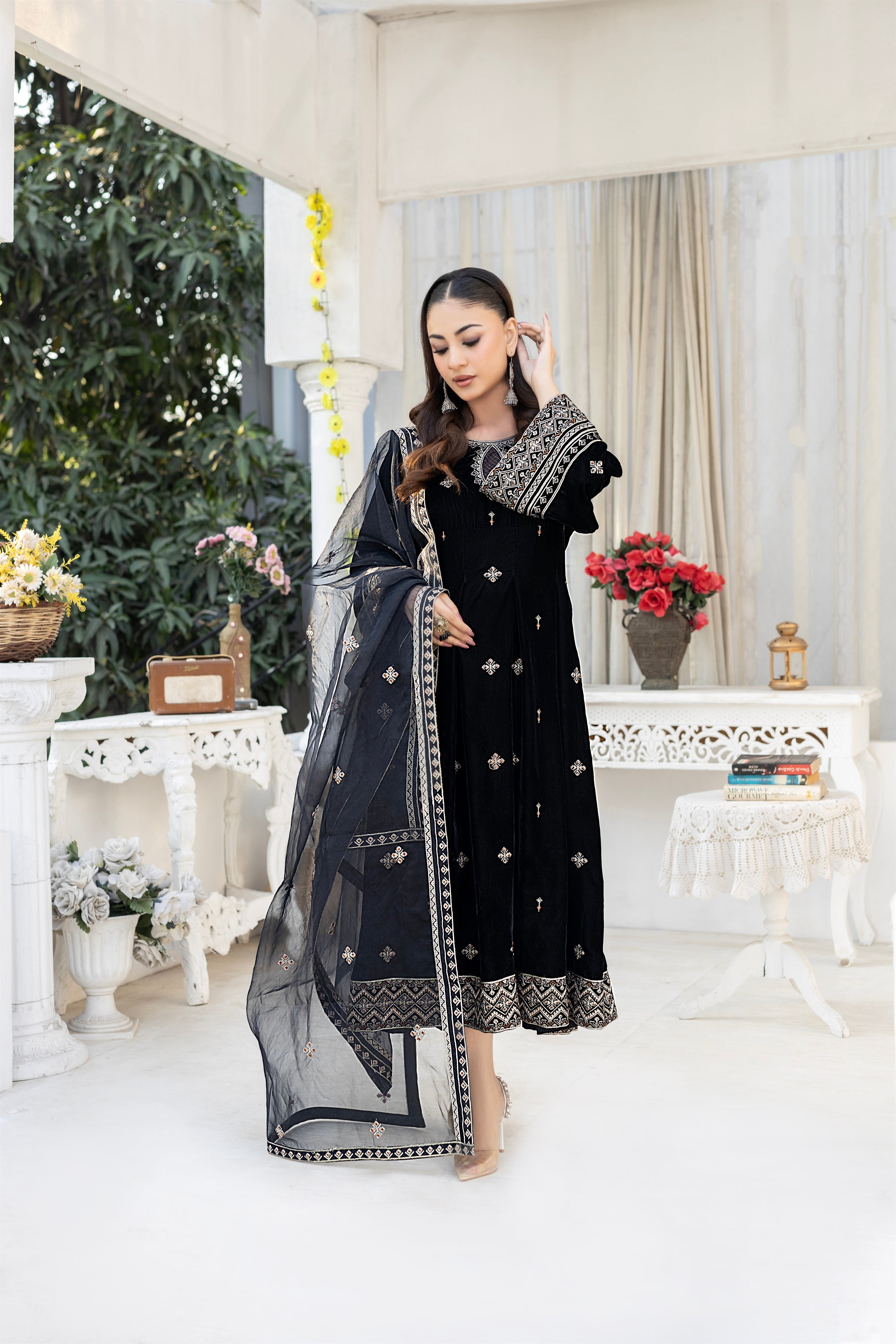 Black Velvet Frock