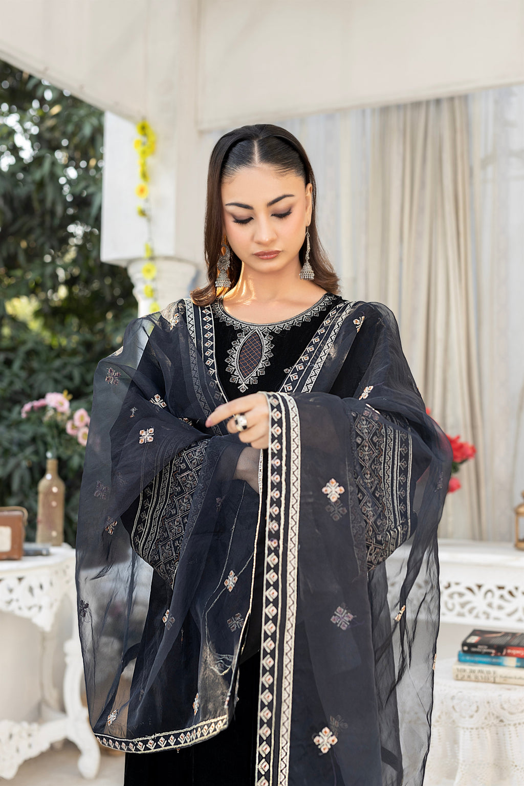 Black Velvet Frock