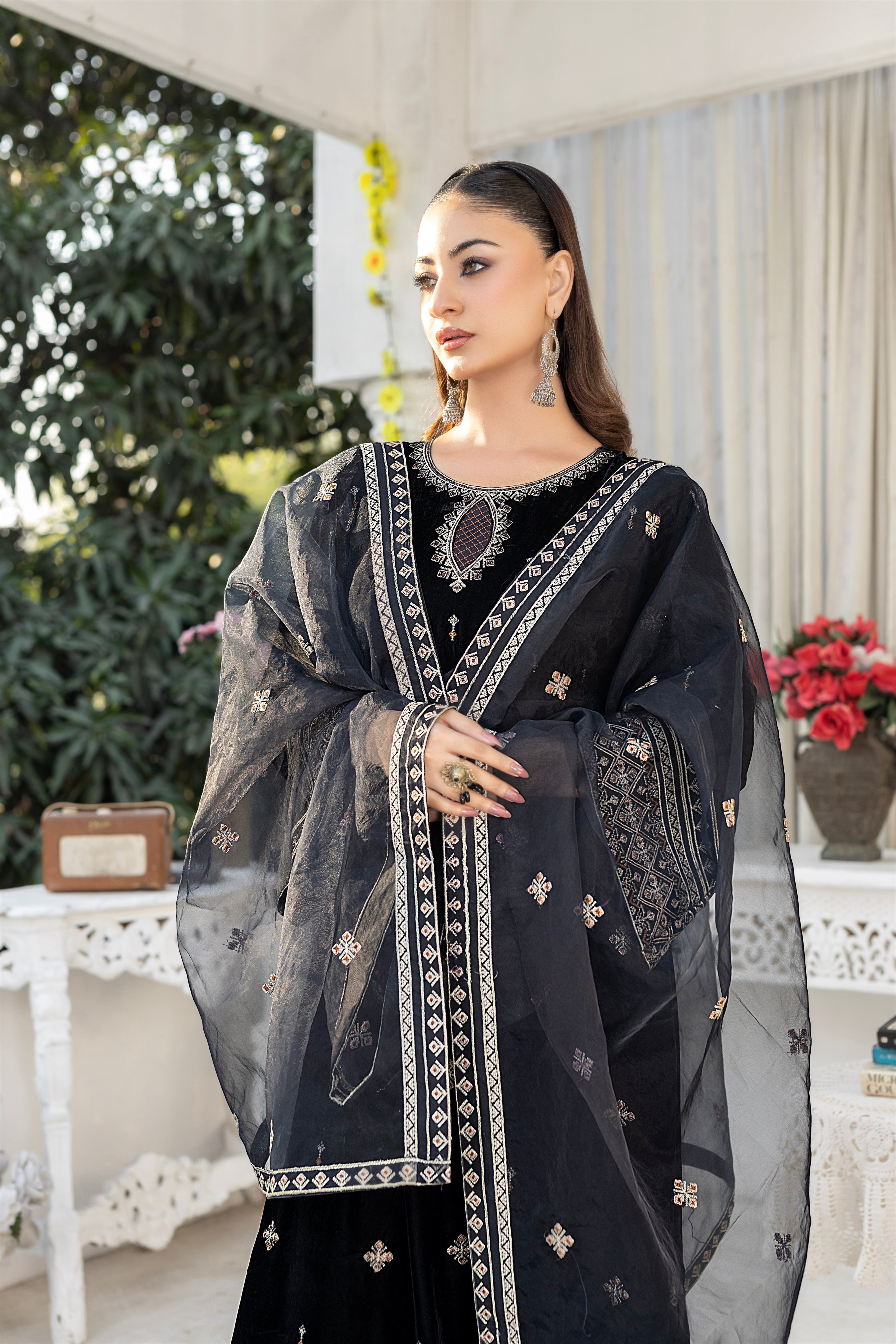 Black Velvet Frock