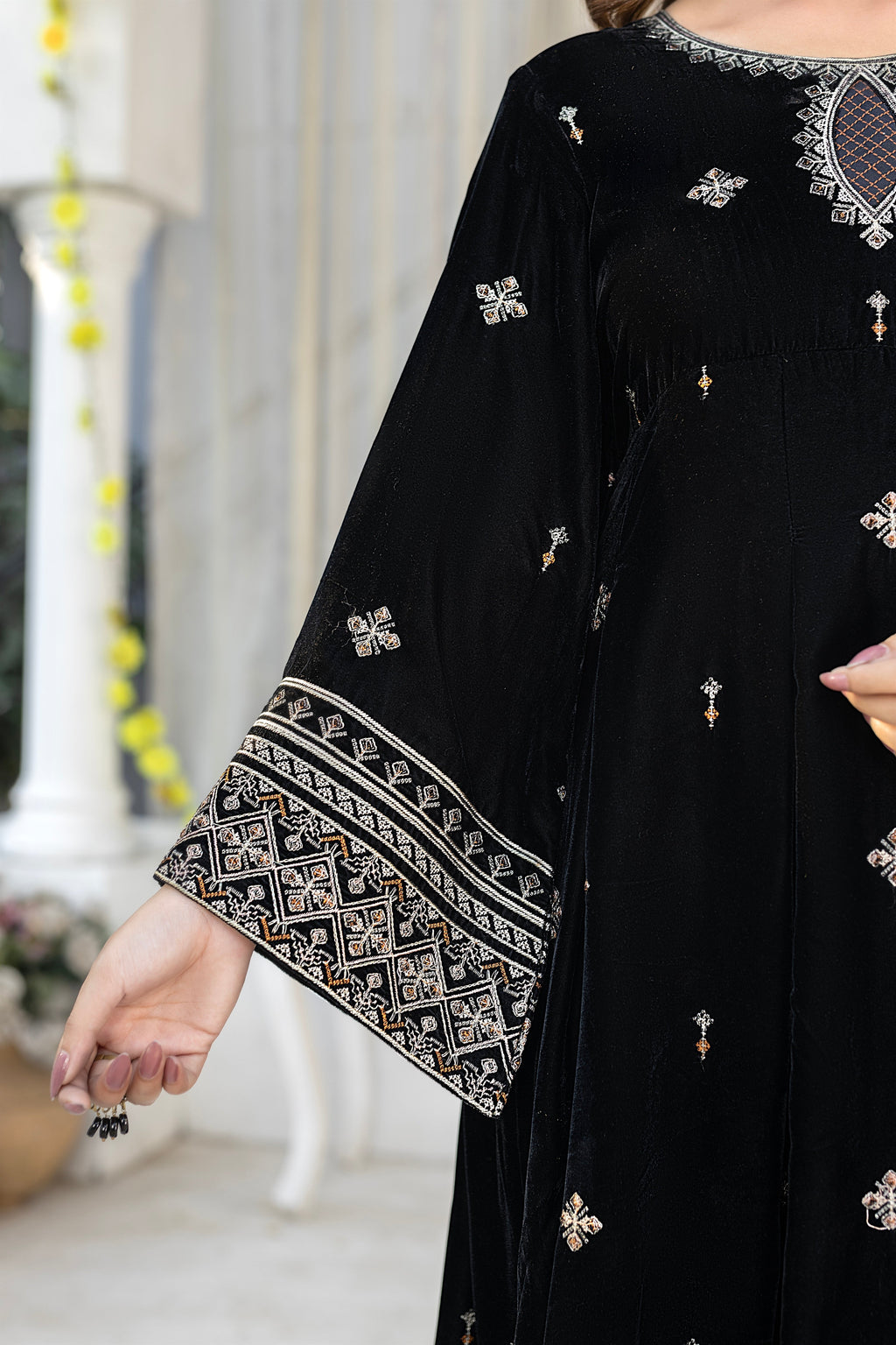 Black Velvet Frock