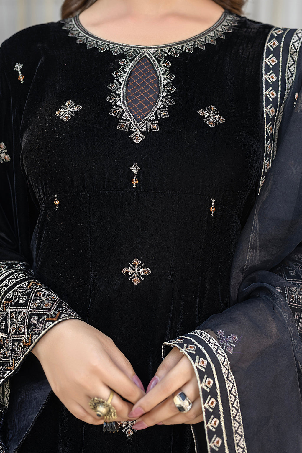 Black Velvet Frock