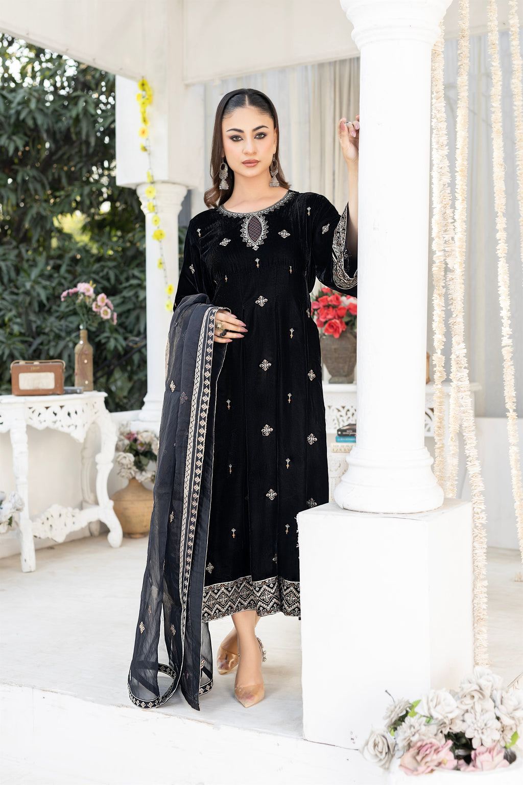 Black Velvet Frock