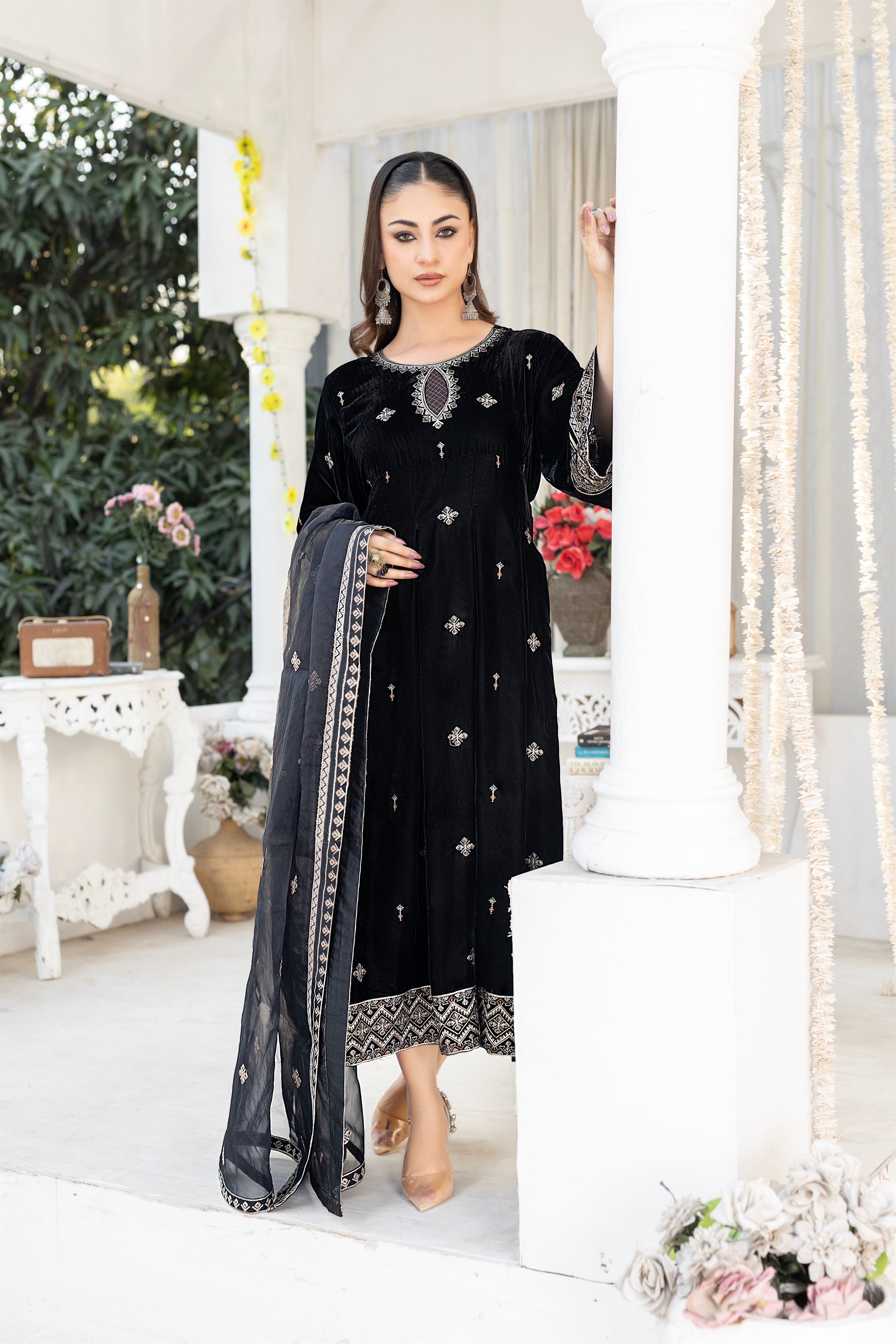 Black Velvet Frock