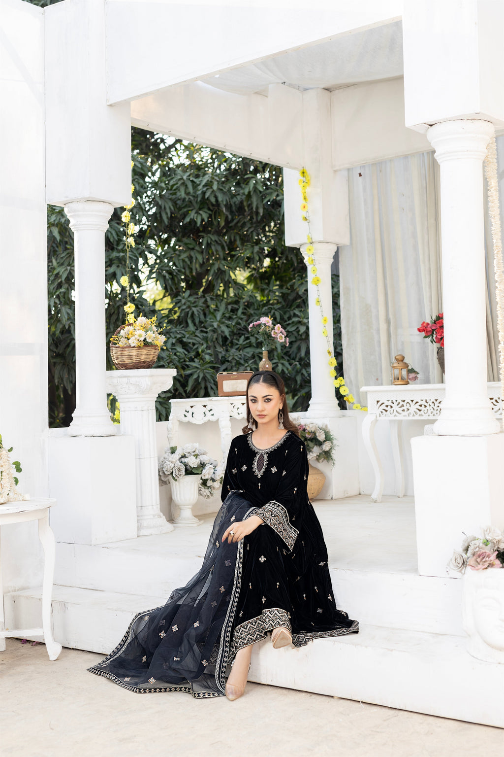 Black Velvet Frock
