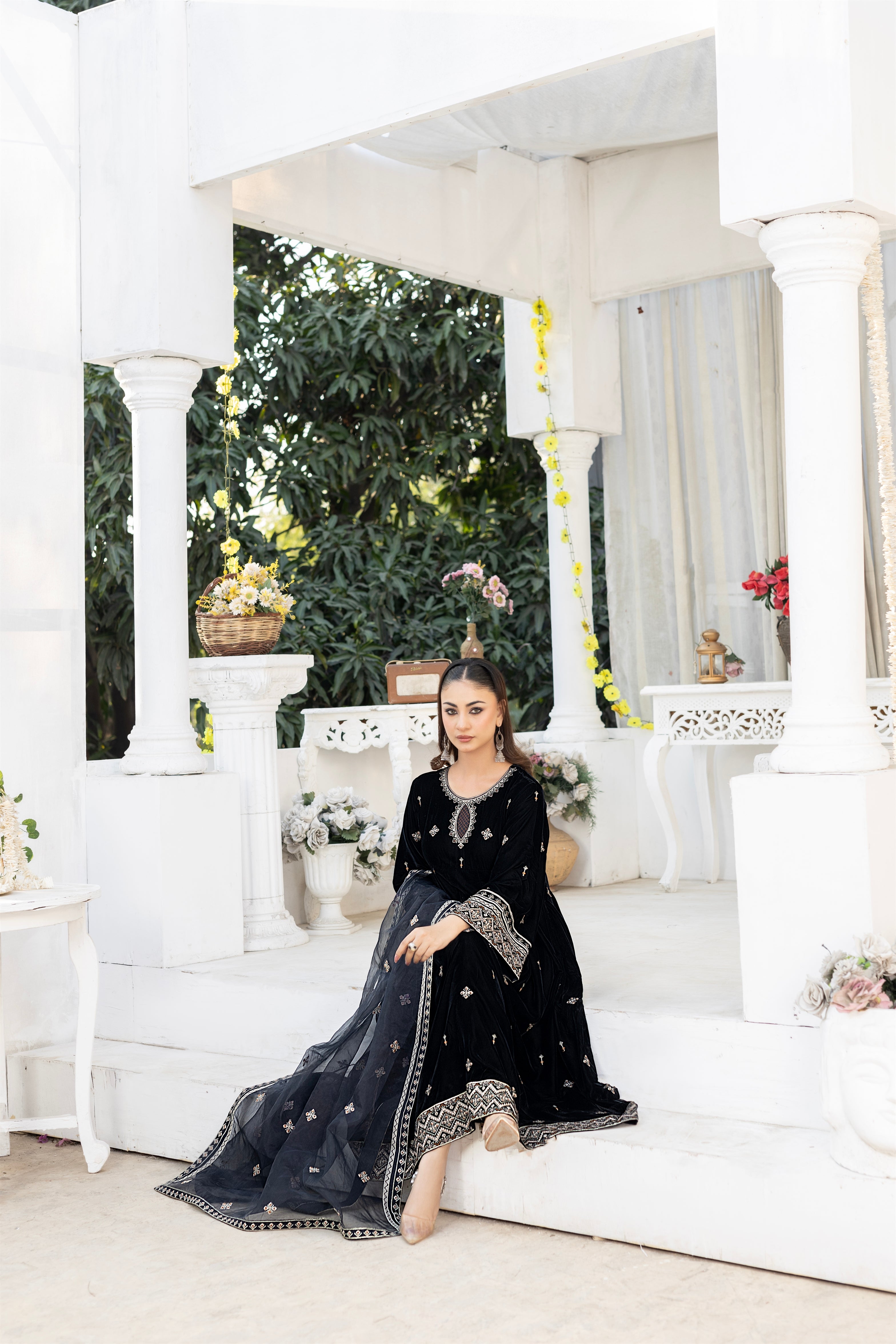 Black Velvet Frock