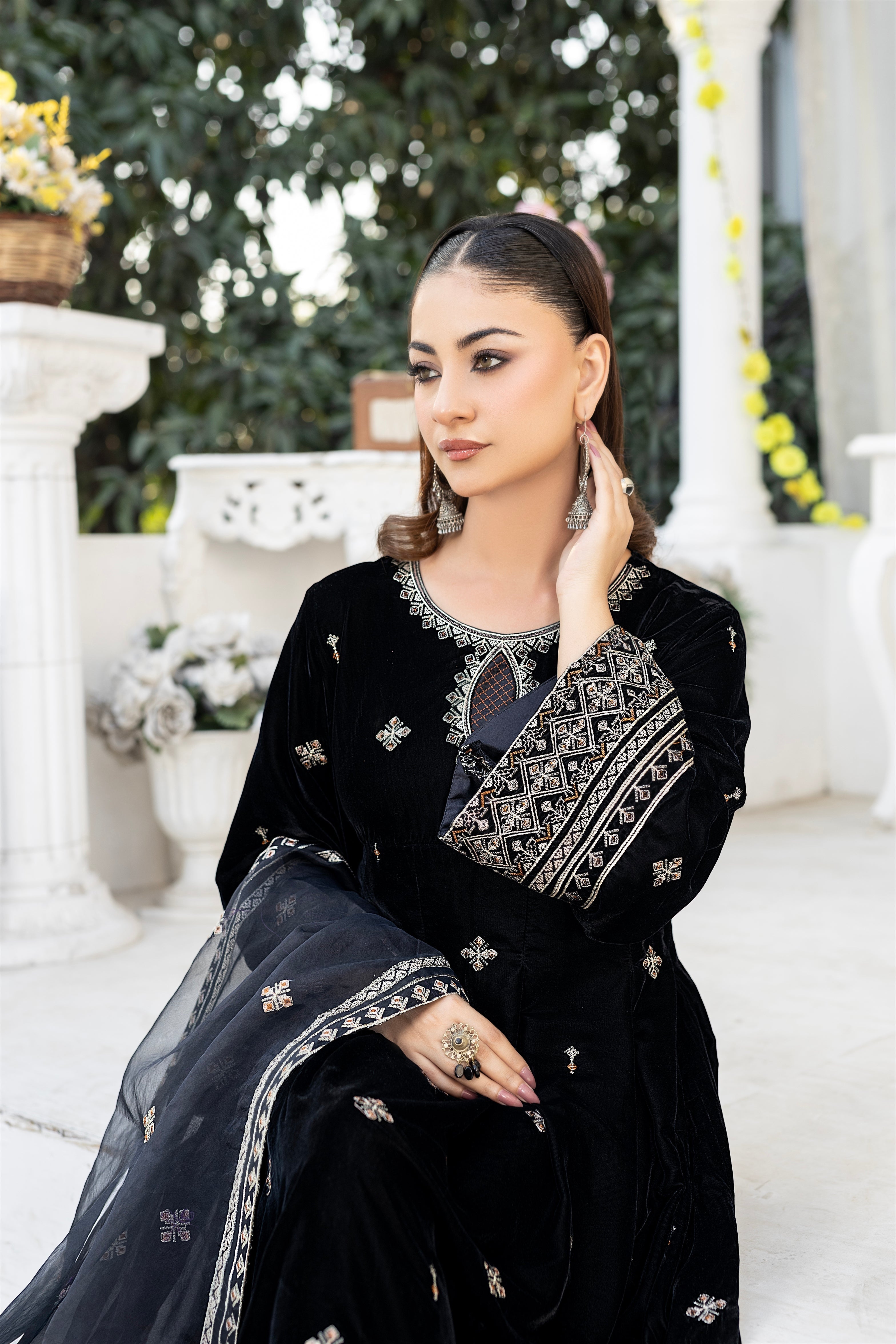 Black Velvet Frock