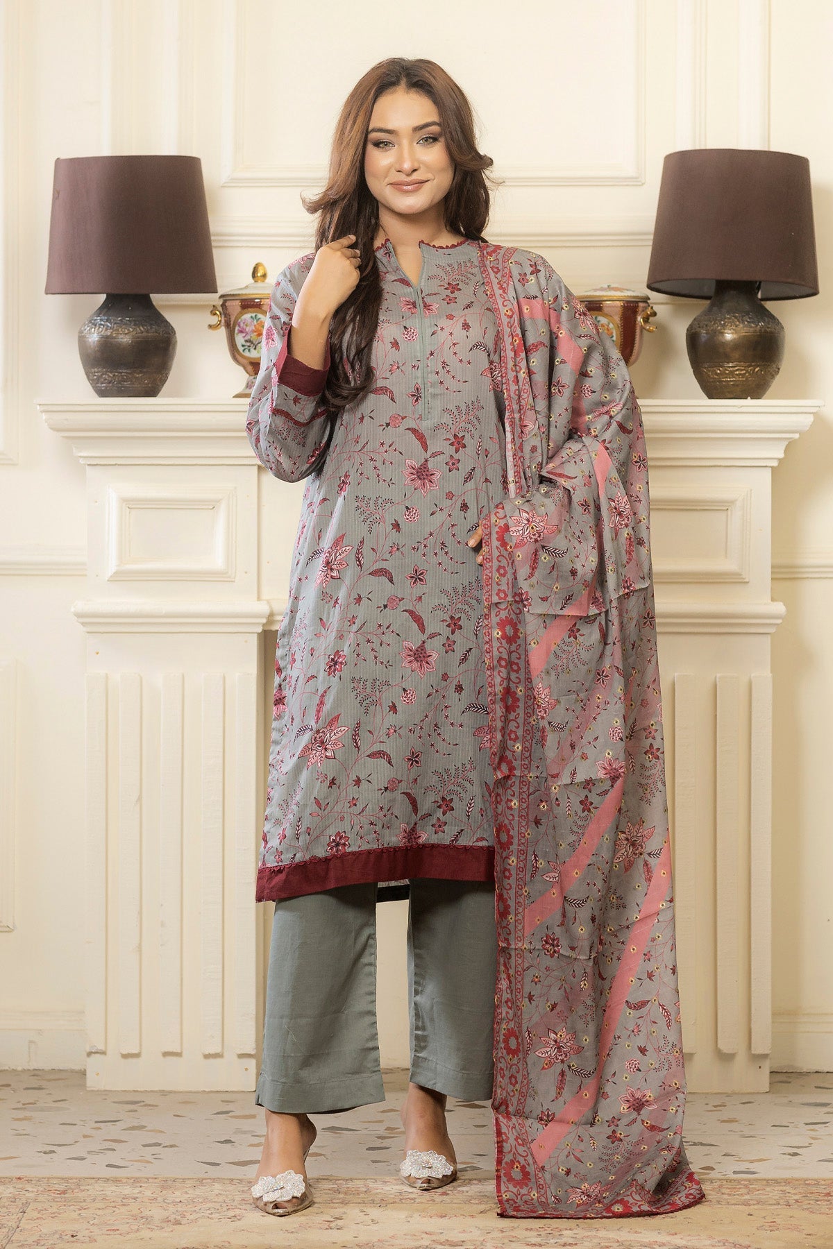 3 PC Printed Lawn Classic