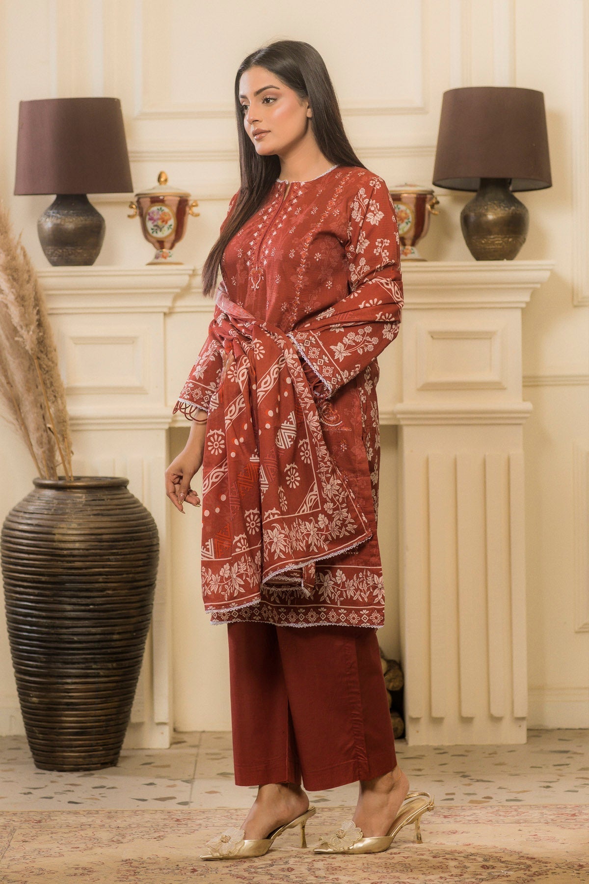 Embroided Printed Lawn Nova