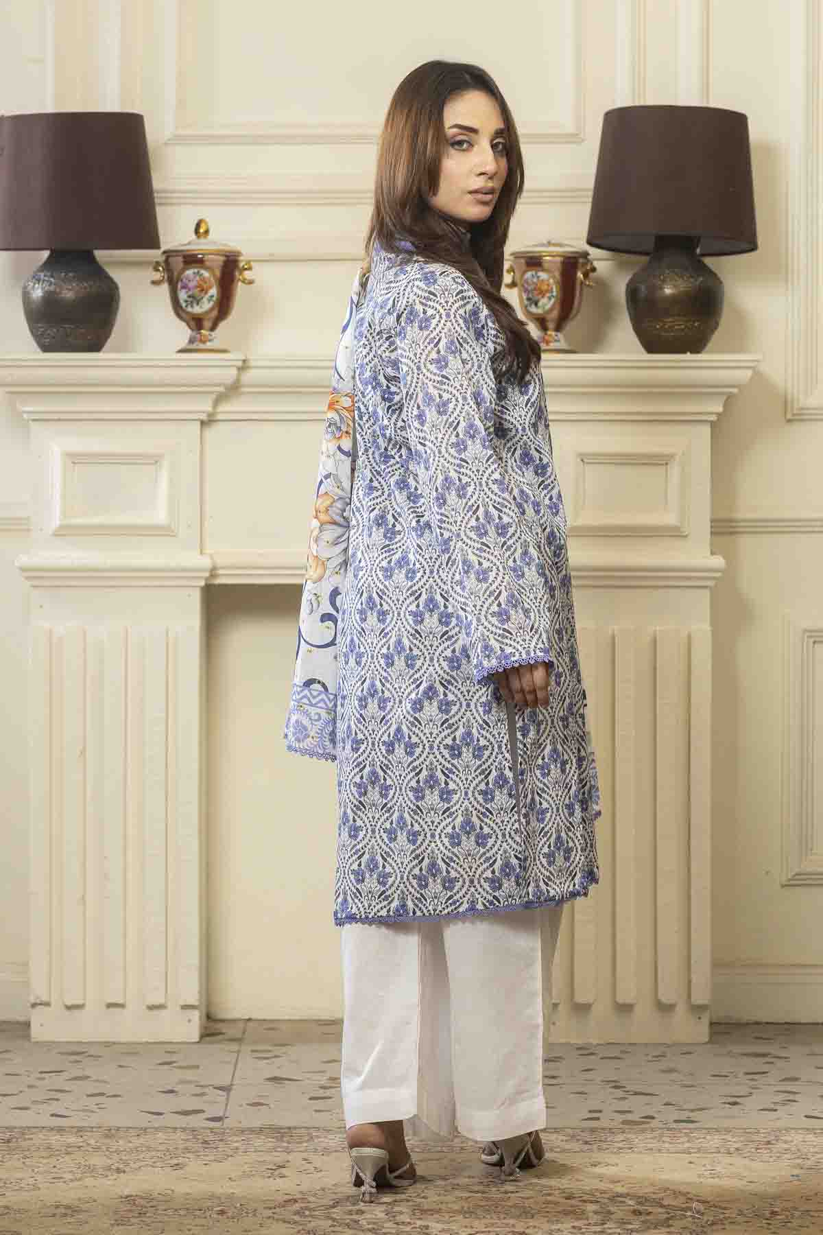 3 PC Printed Lawn Classic