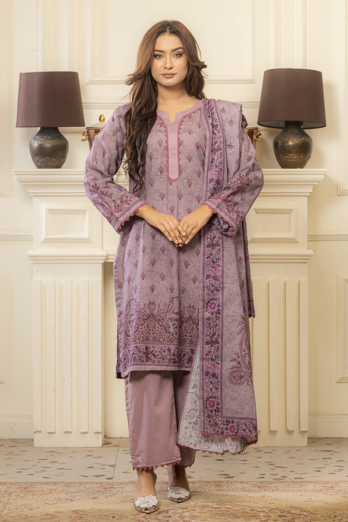 3 PC Brossia Lawn Bloom