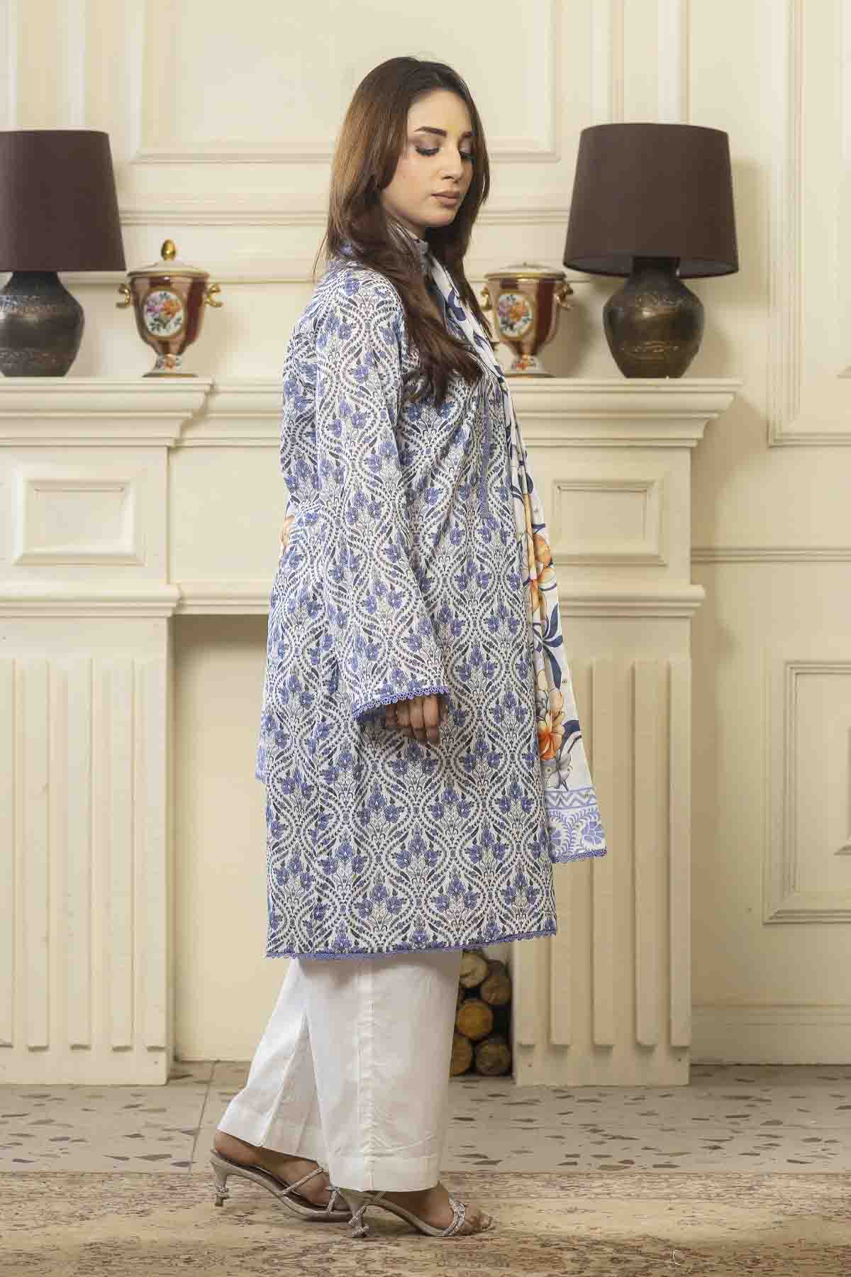 3 PC Printed Lawn Classic