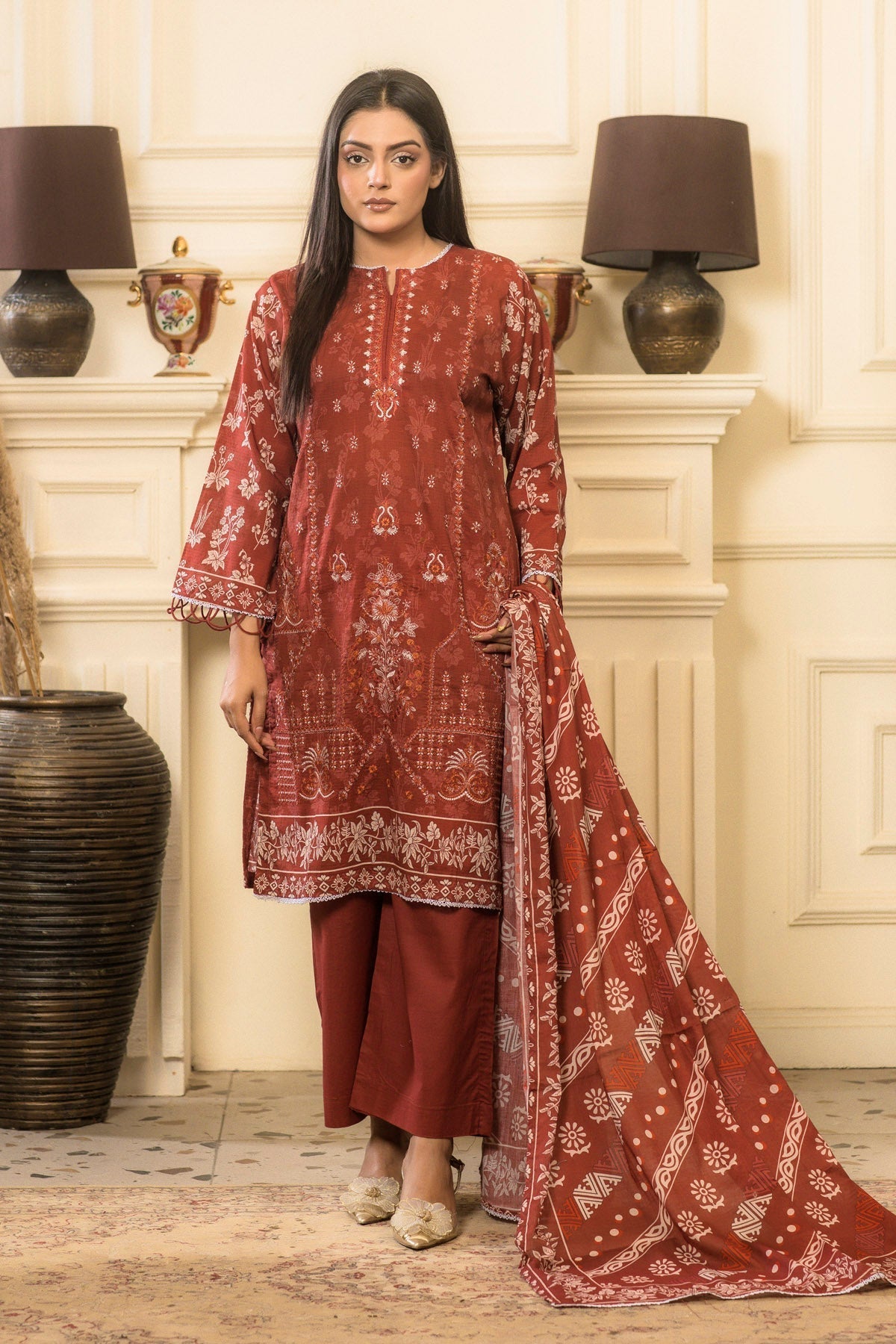 Embroided Printed Lawn Nova