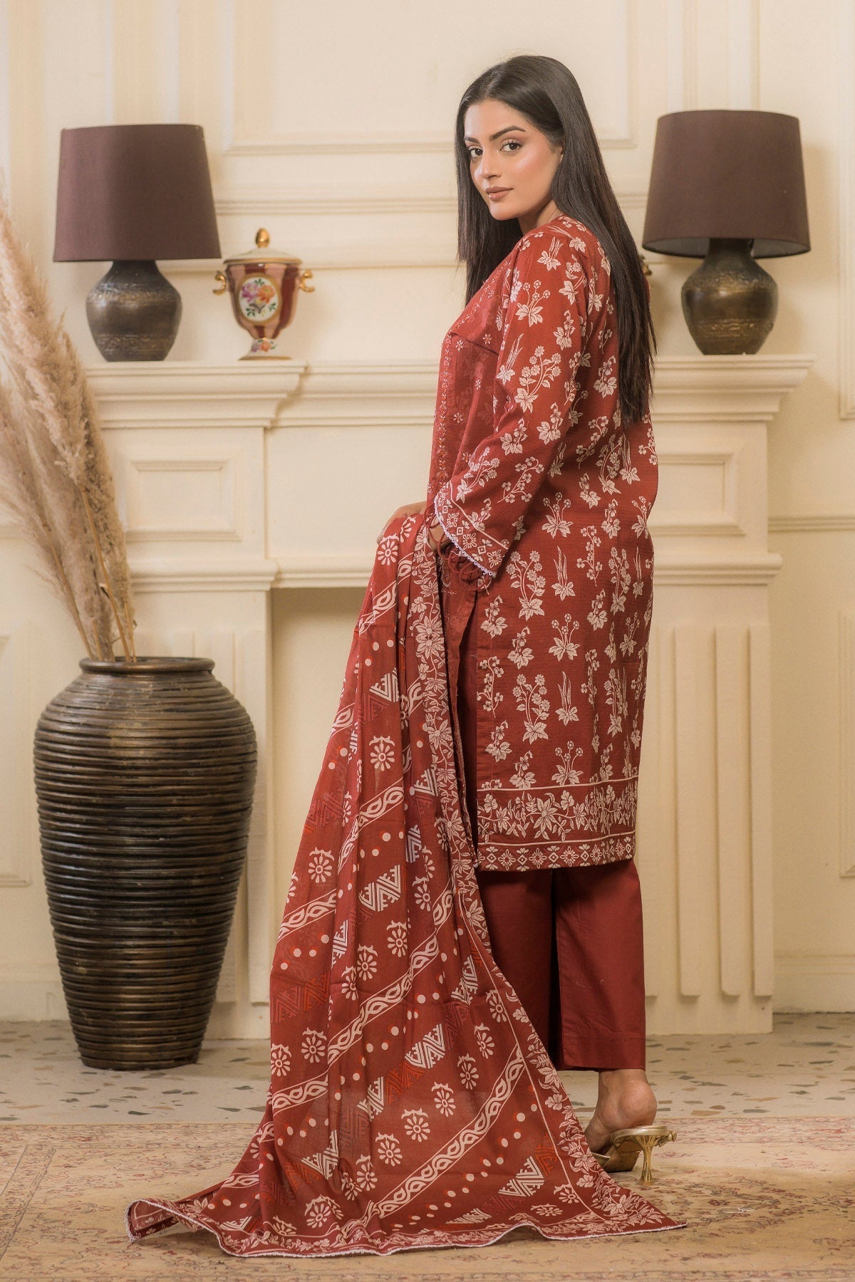 Embroided Printed Lawn Nova