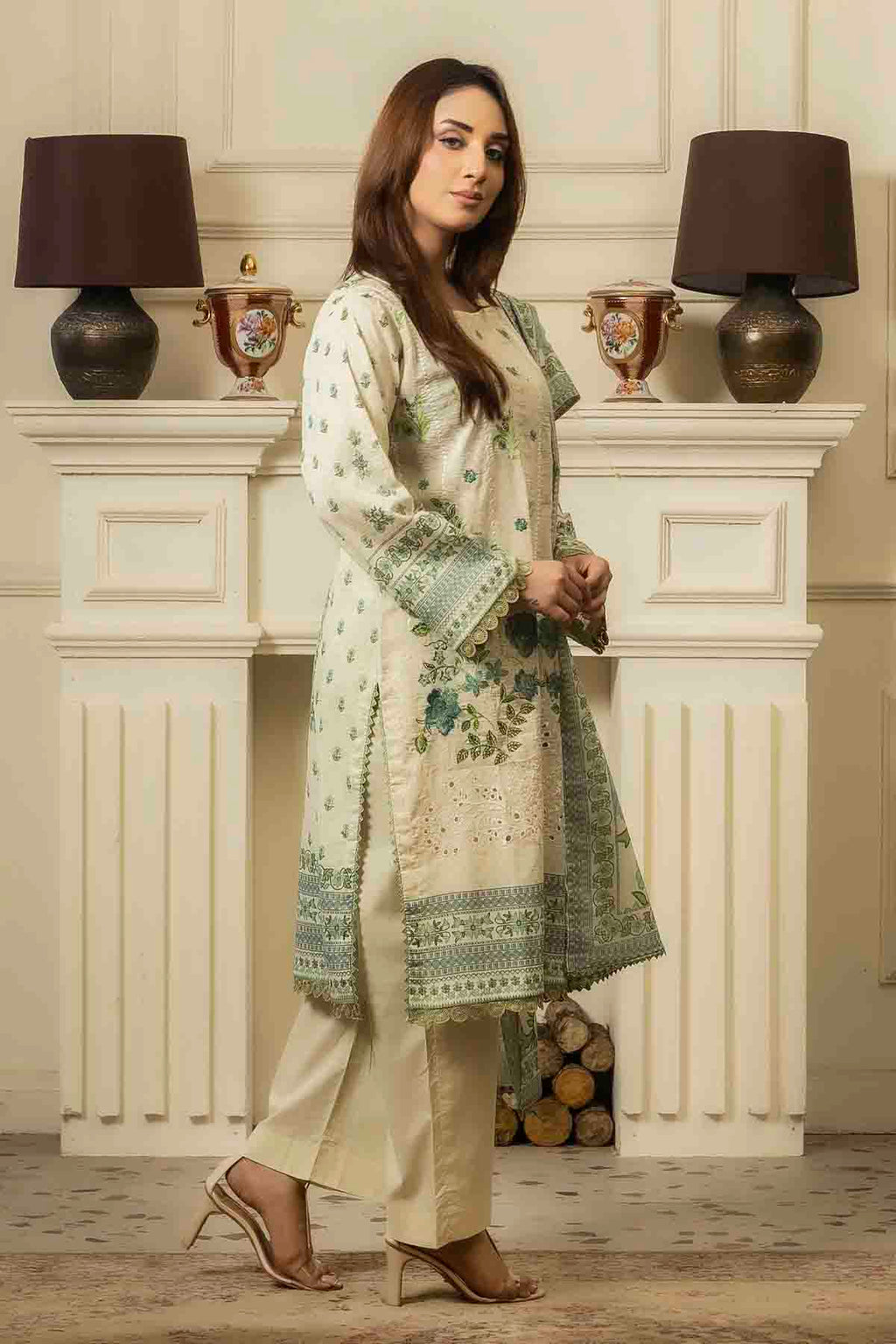 Embroided Printed Lawn Nova
