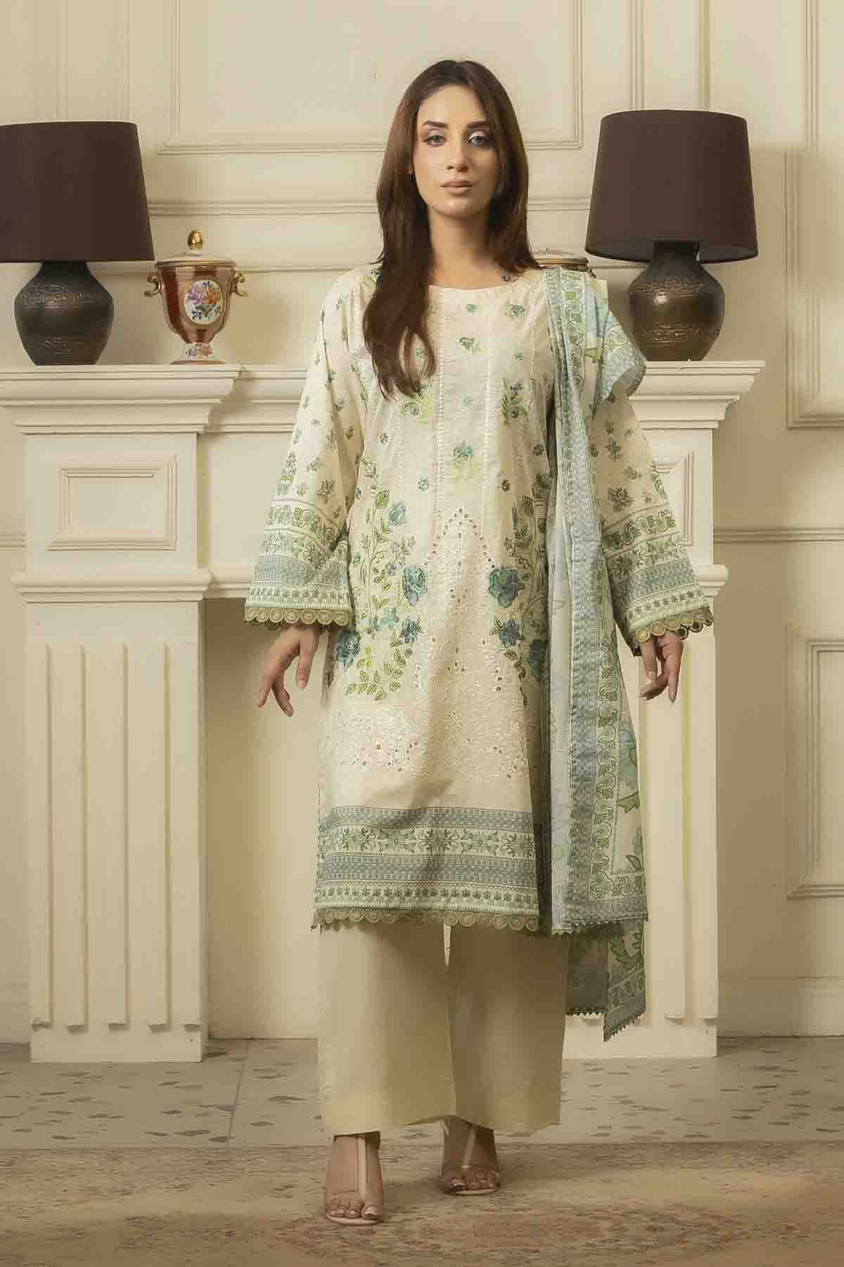 Embroided Printed Lawn Nova