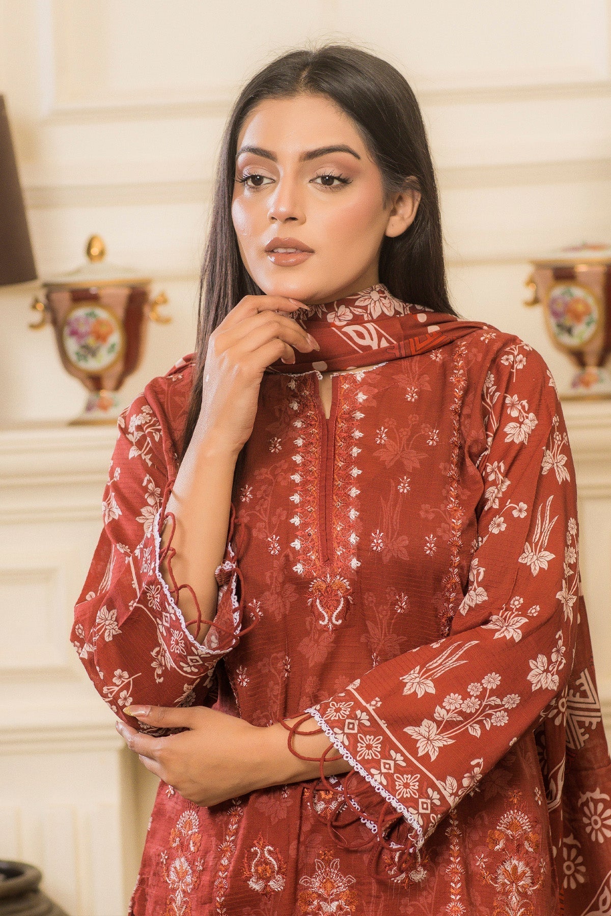 Embroided Printed Lawn Nova