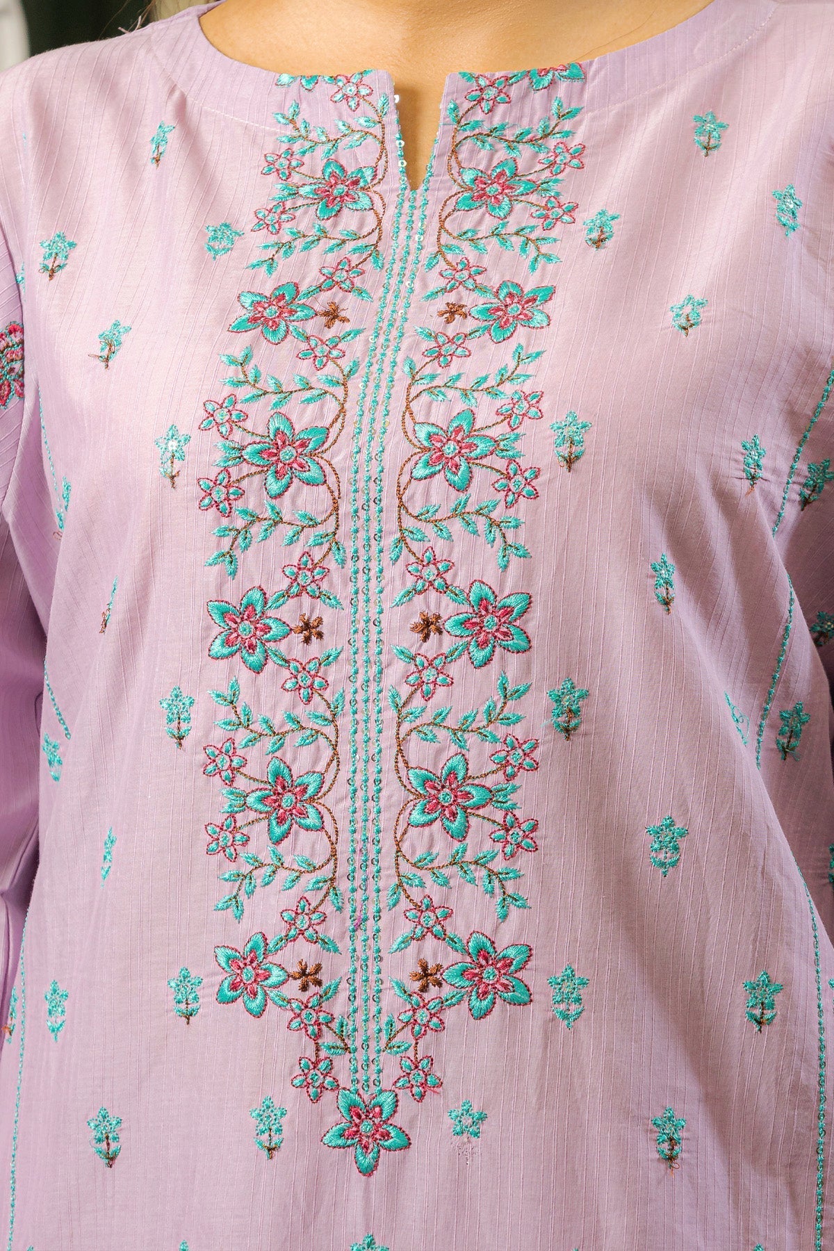 3 Piece Embroided Lawn Suit Elite