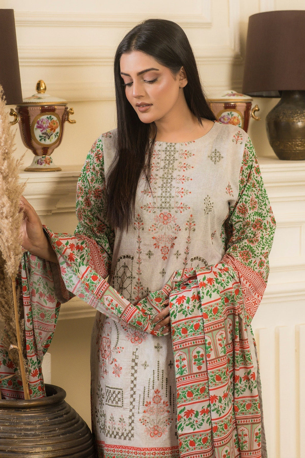 Embroided Printed Lawn Nova