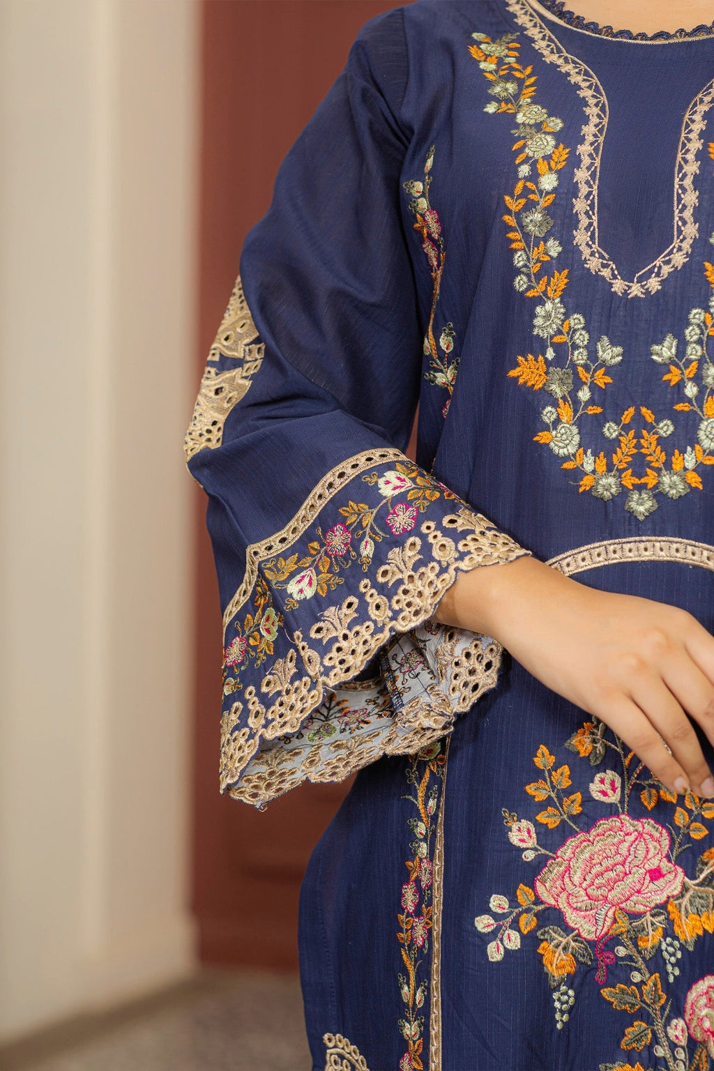 3 Piece Embroided Lawn Suit Elite
