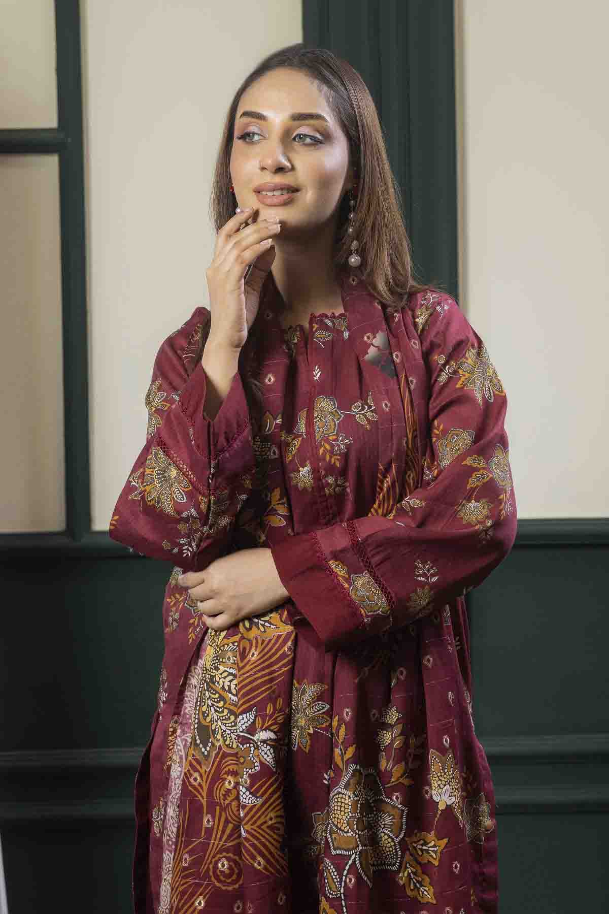 3 PC Printed Lawn Classic