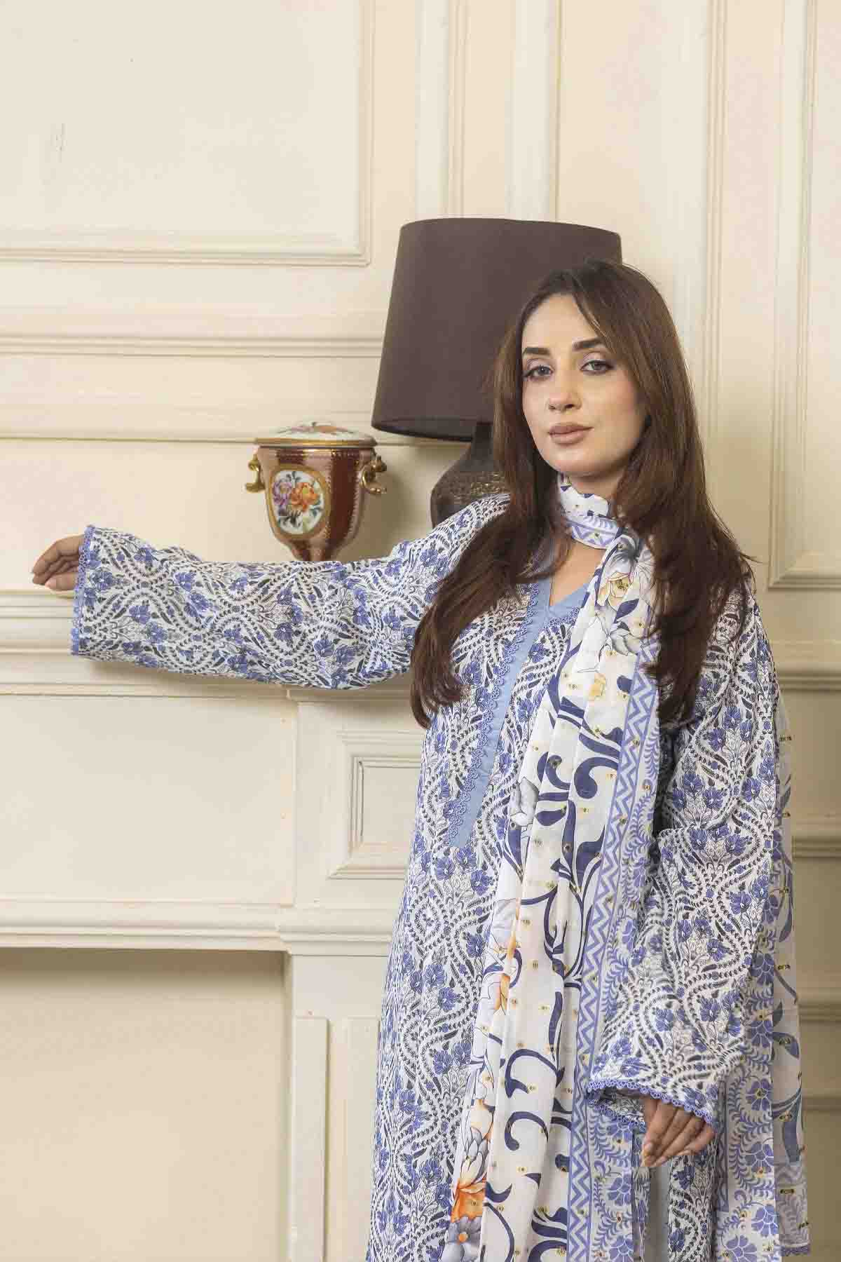 3 PC Printed Lawn Classic