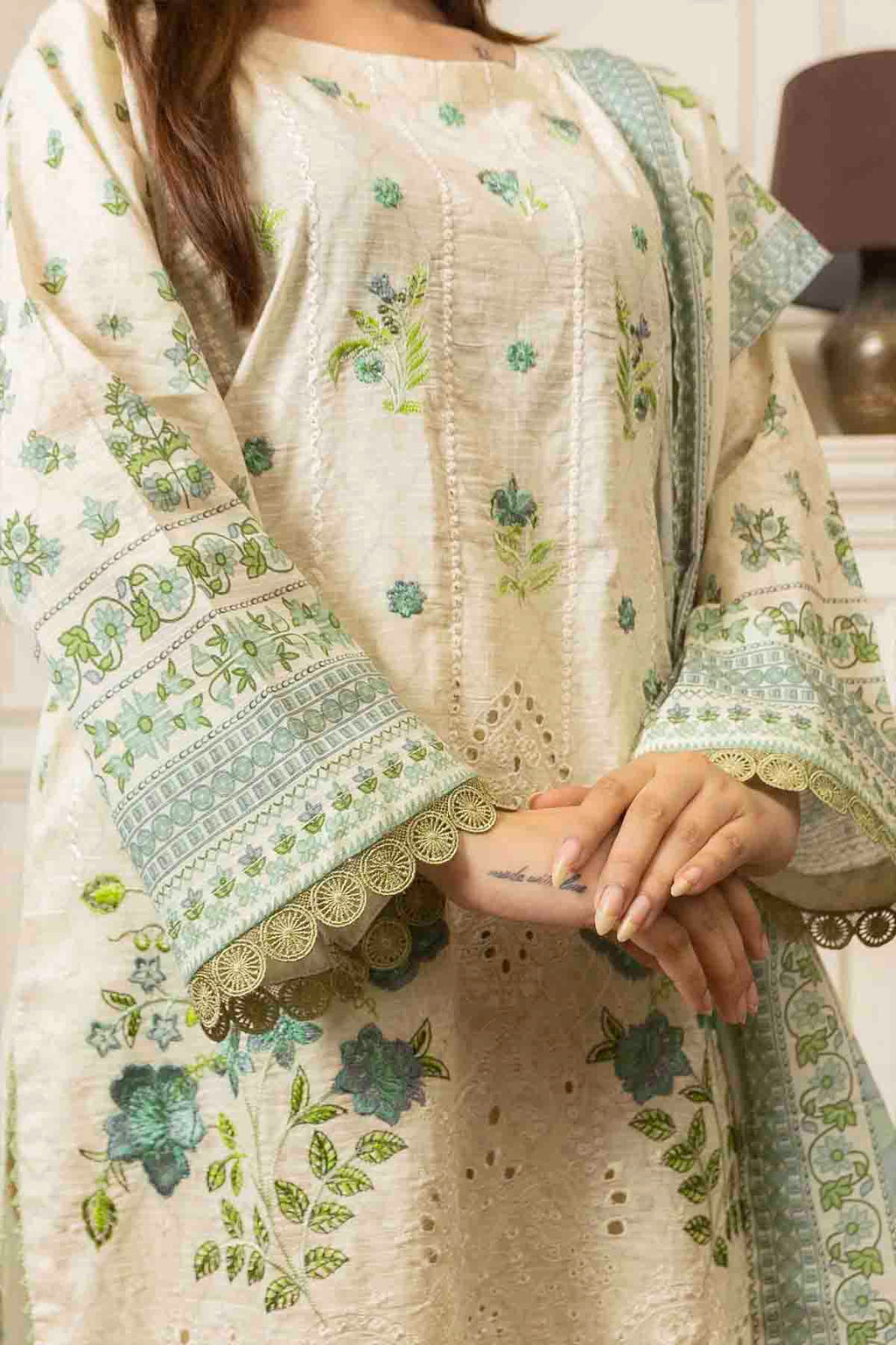 Embroided Printed Lawn Nova