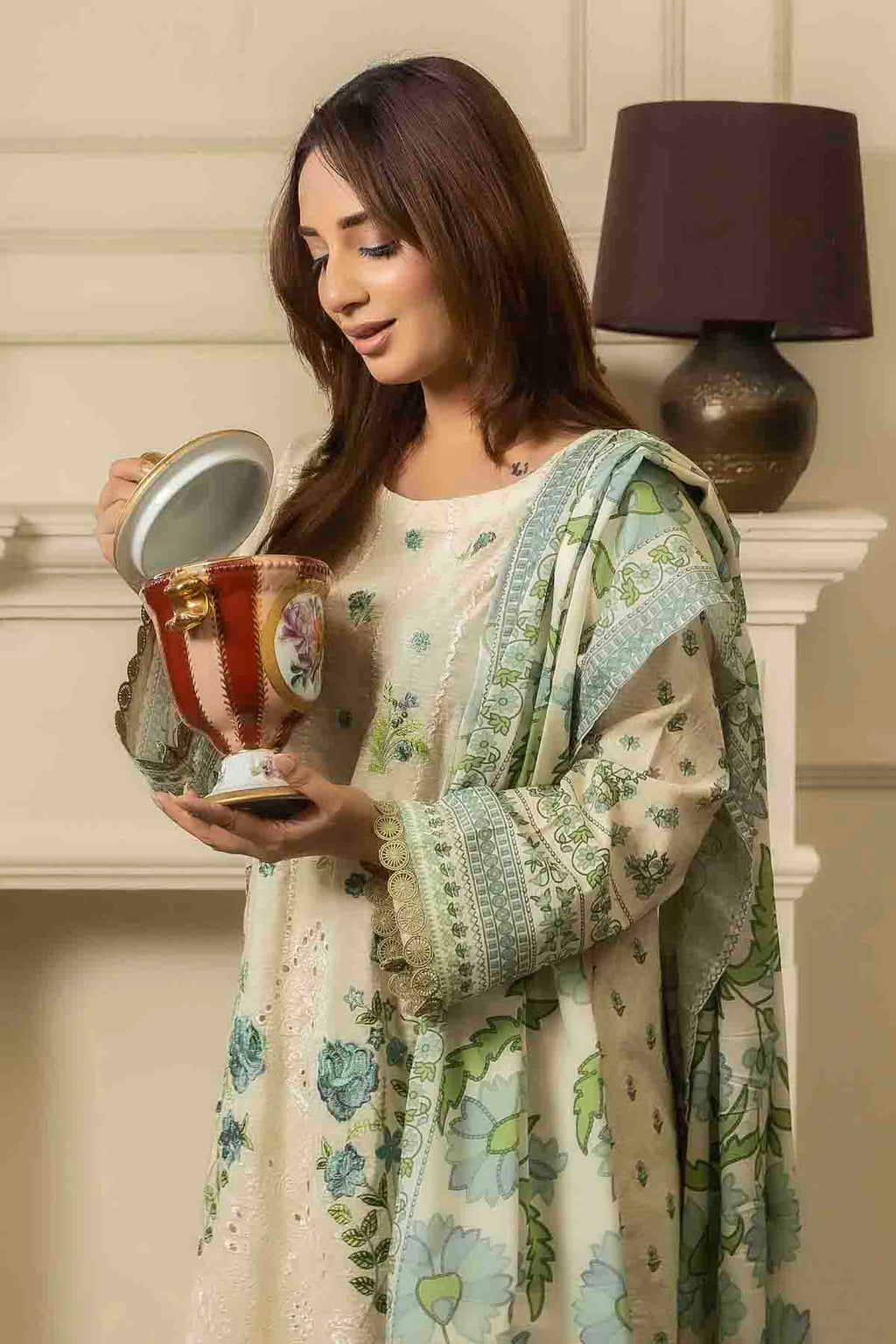 Embroided Printed Lawn Nova