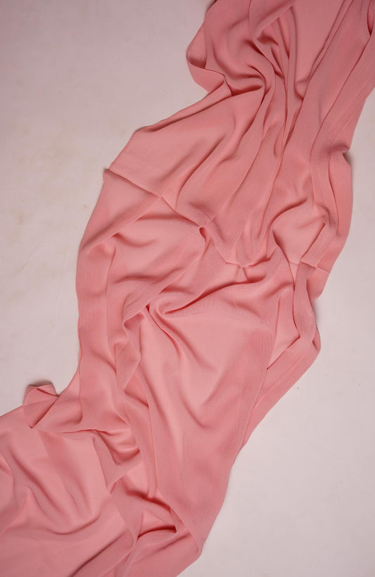 Crinkle matte Chiffon-Coral Blush