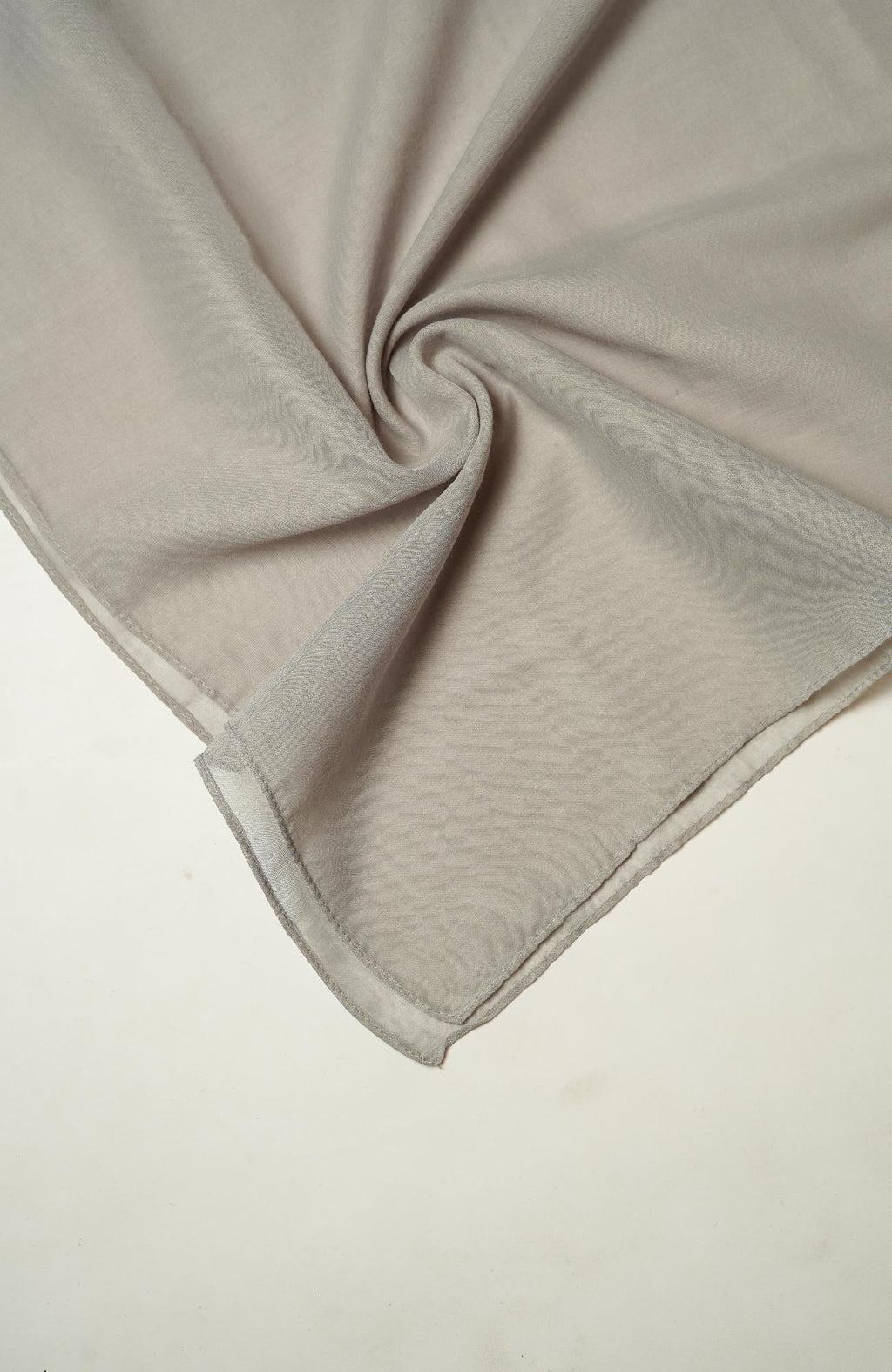 Airy Cotton Hijab-Pearl Grey